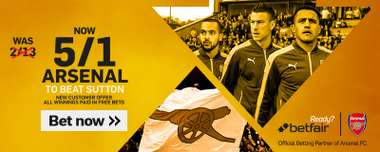 BETFAIR ARSENAL 5/1