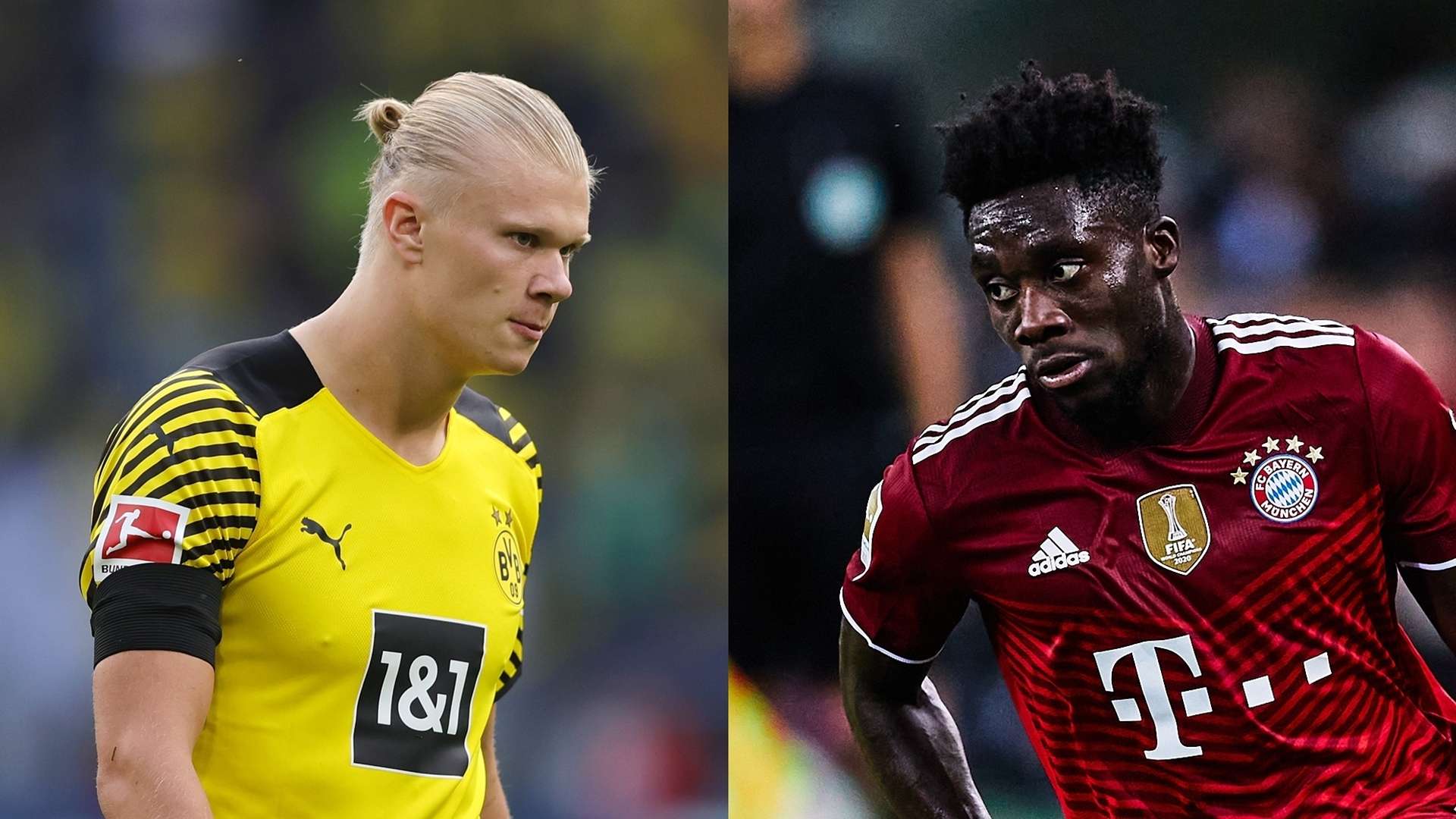 MP_Erling Haaland_Dortmund vs Alphonso Davies_Bayern Munchen