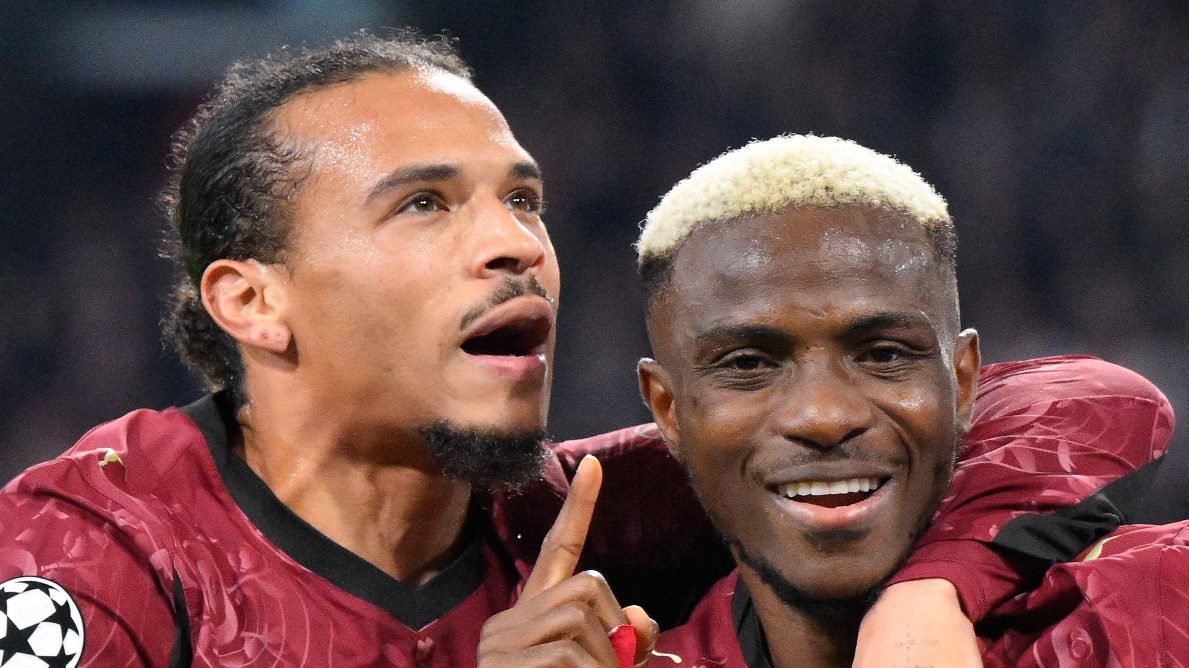 Victor Osimhen Leroy Sane Galatasaray v Ajax