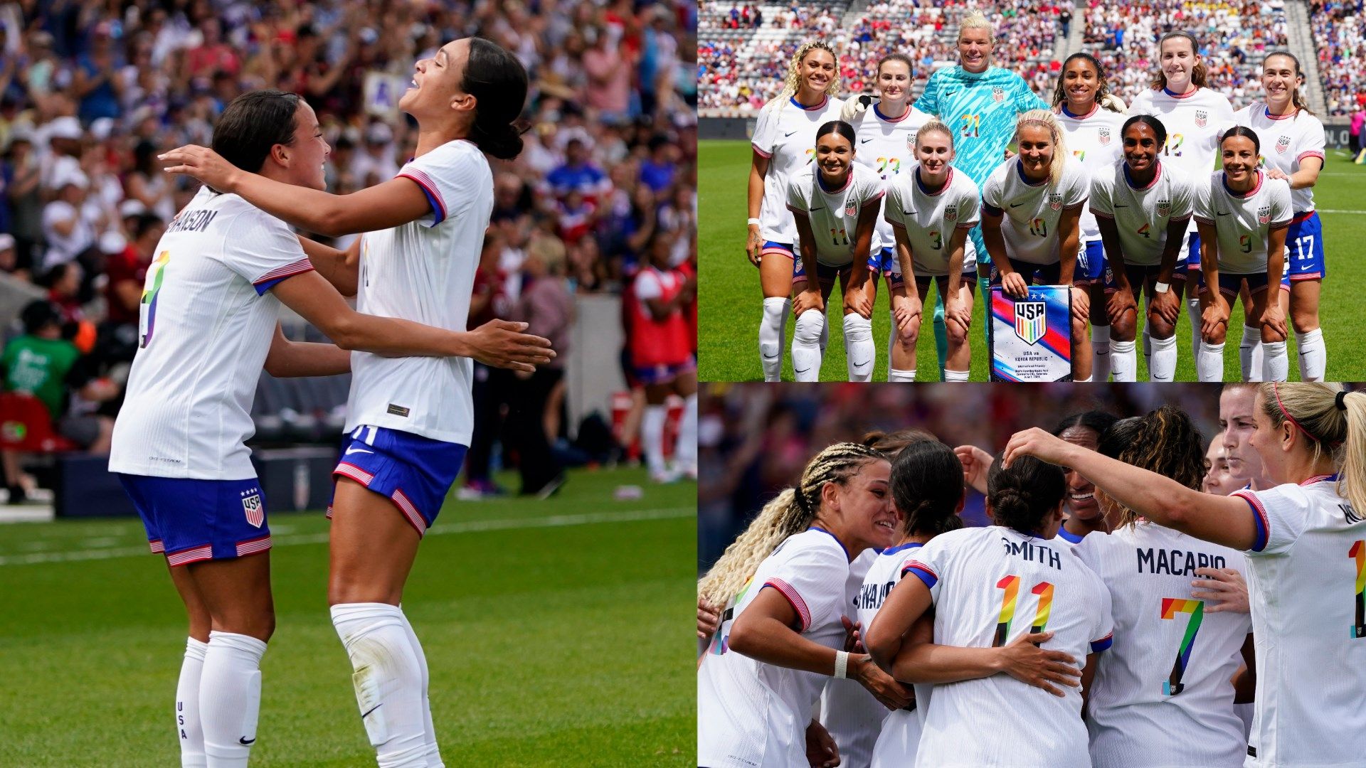 USWNT split vs Korea