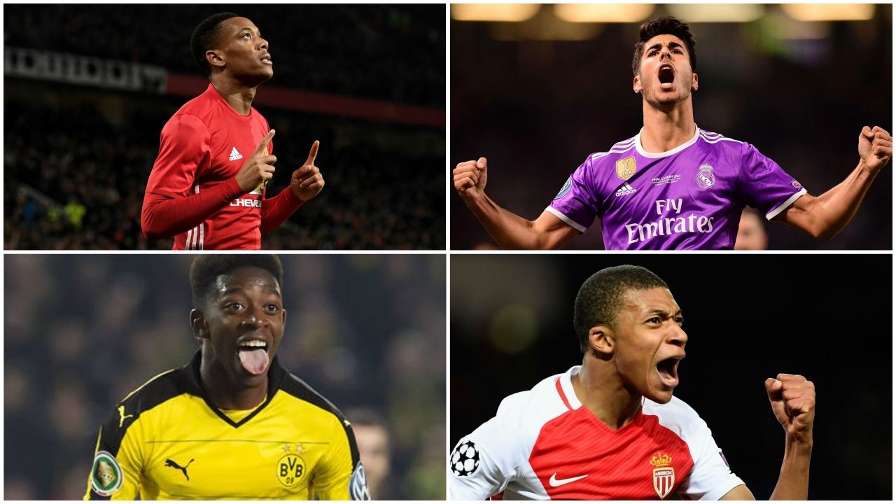 Mbappe Asensio Martial Dembele