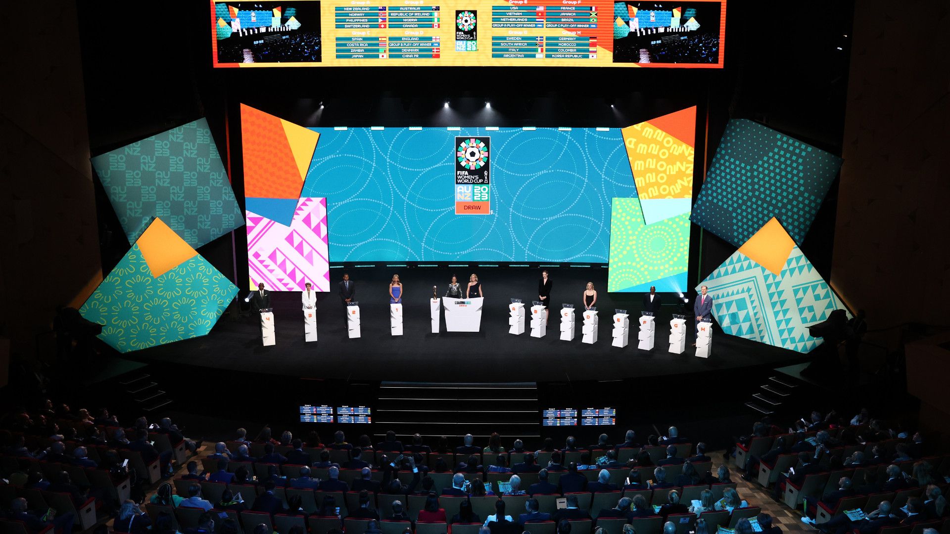 WOMEN WORLD CUP DRAW