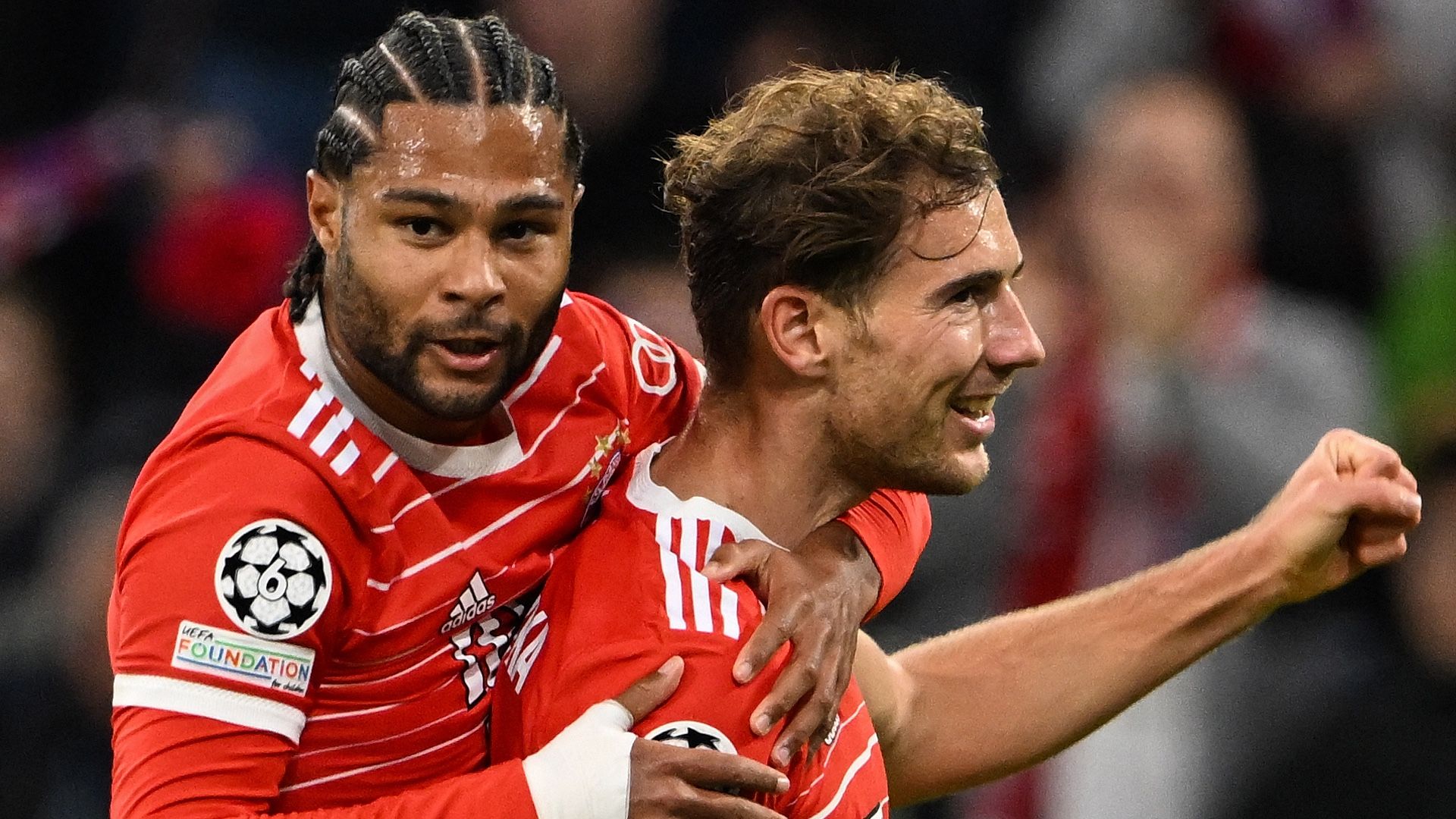 Serge Gnabry Leon Goretzka FC Bayern 2022