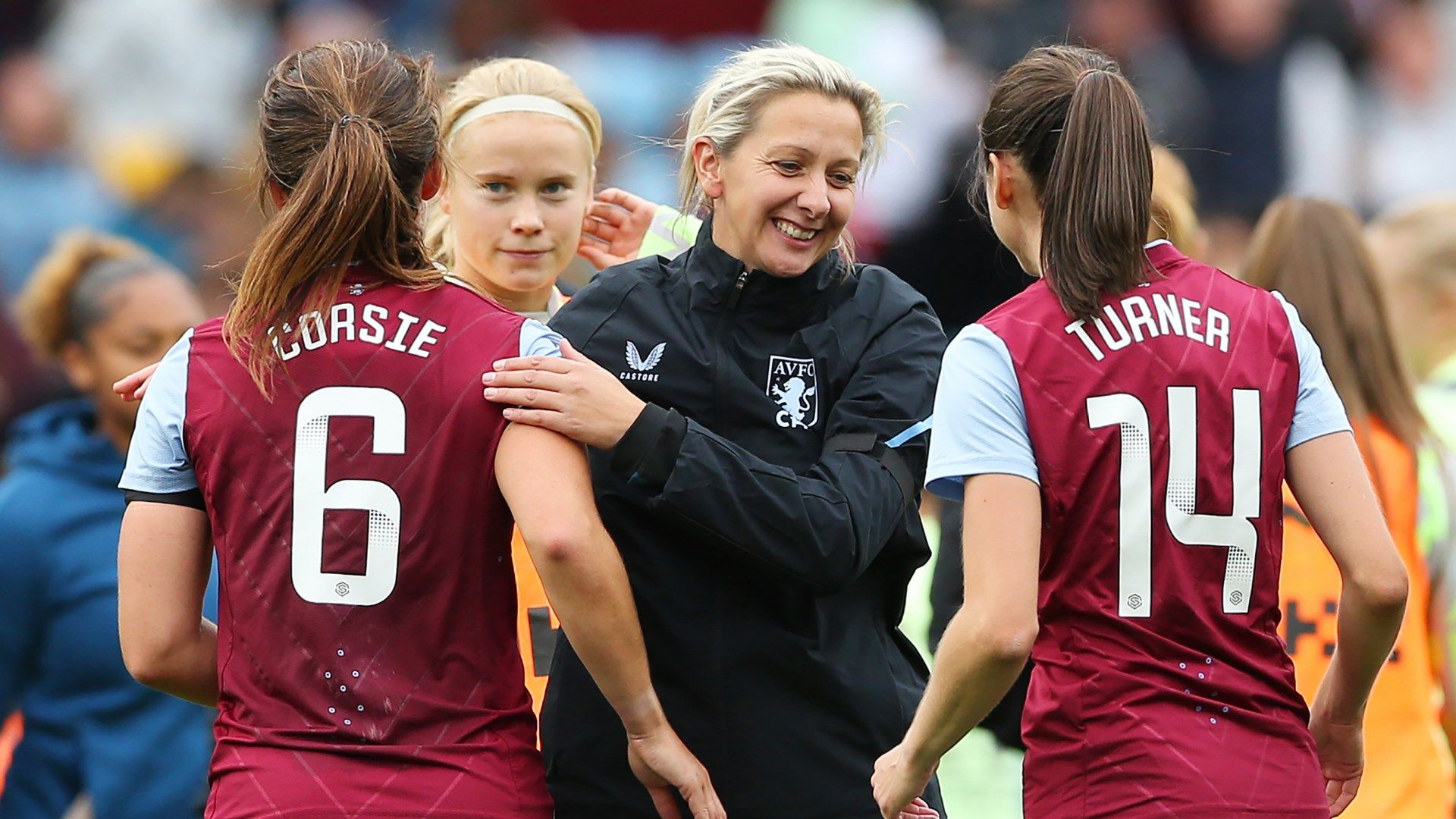 Carla Ward Rachel Corsie Dan Turner Aston Villa Women 2022-23