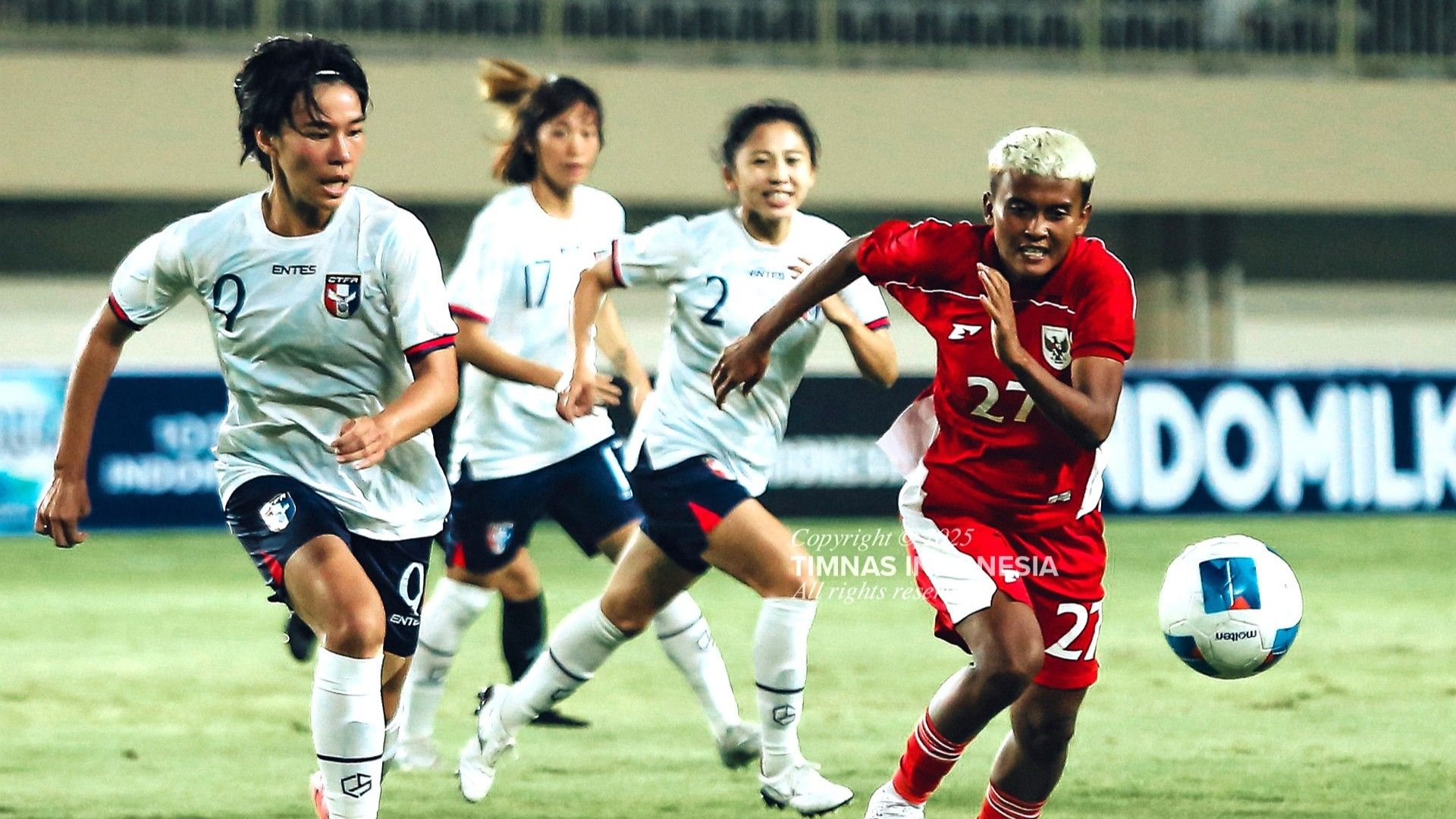 Timnas Wanita Indonesia vs China Taipei - uji coba 29112025