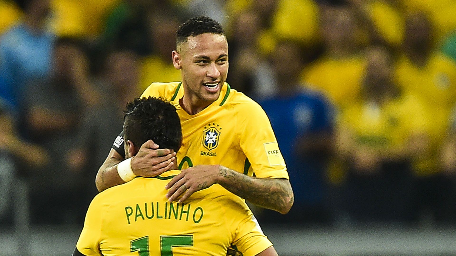 Neymar Paulinho Brazil 112016