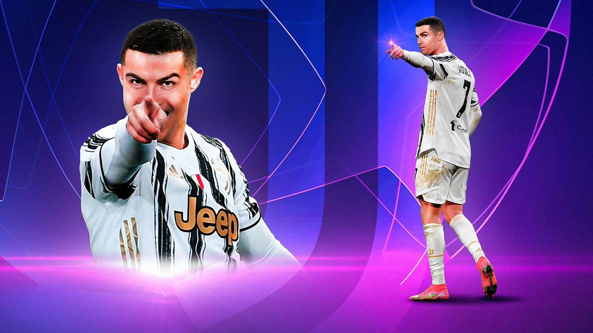 Cristiano Ronaldo Juve-Porto GFX