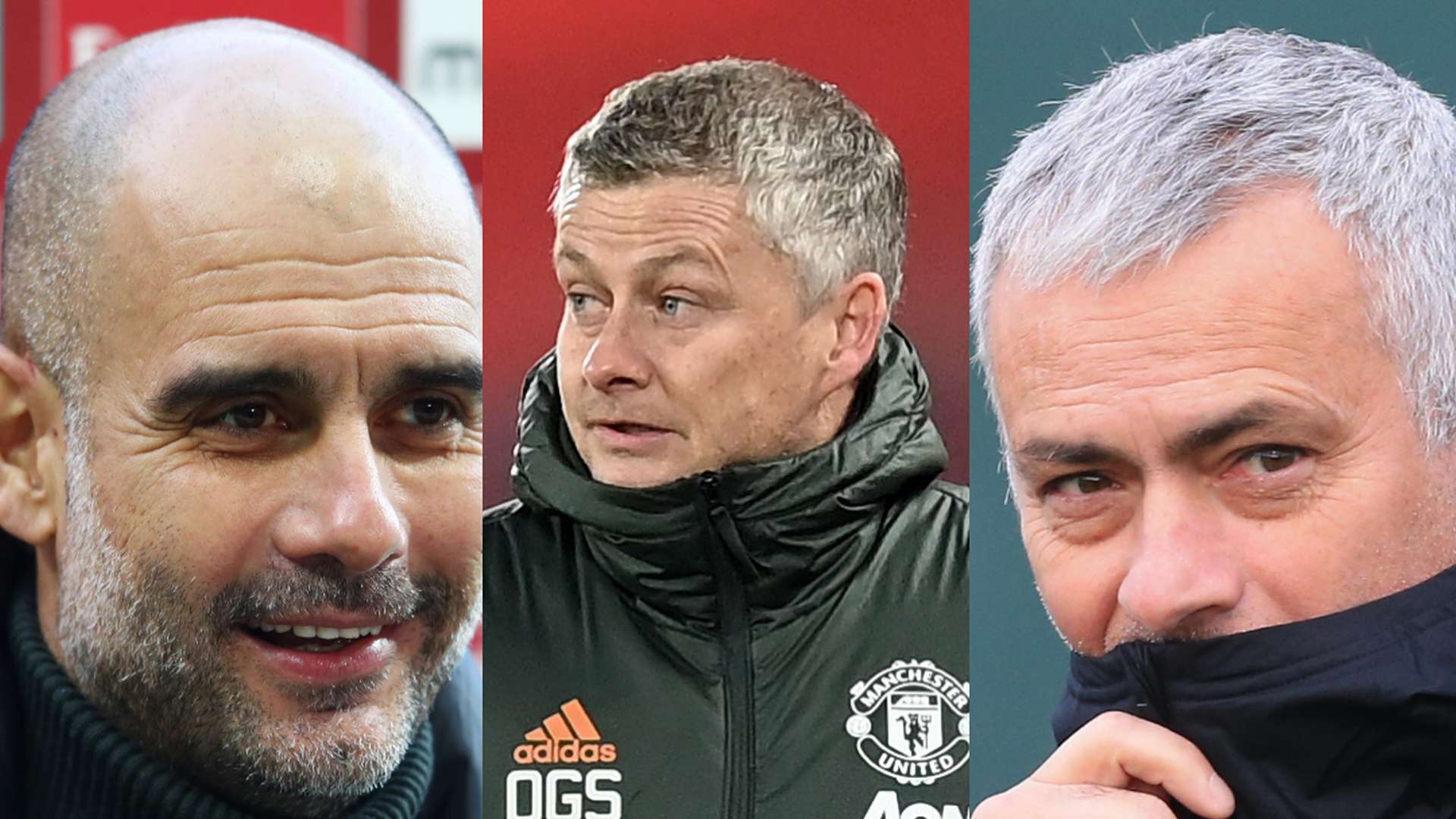 Pep Guardiola & Ole & Mourinho