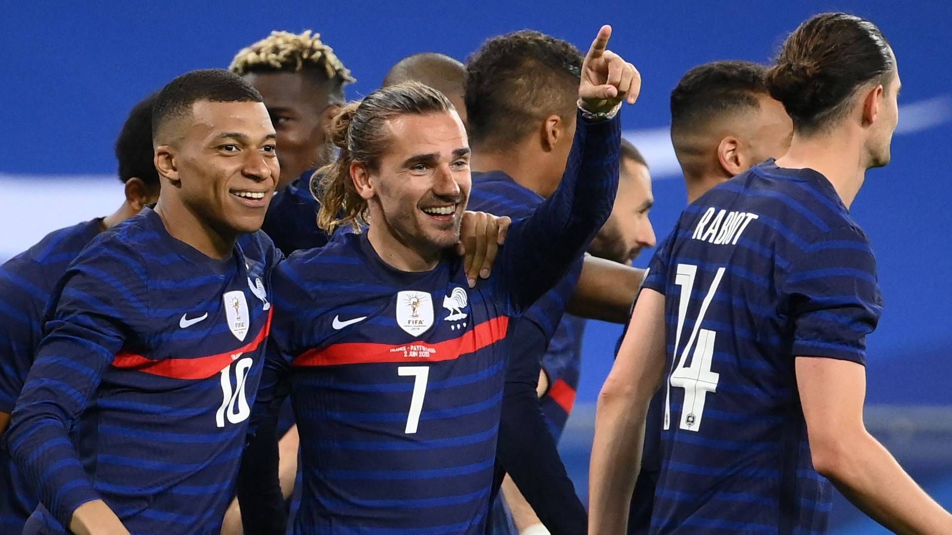 Griezmann Mbappe Frankreich 04062021