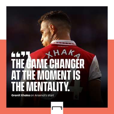 Granit Xhaka Arsenal quote