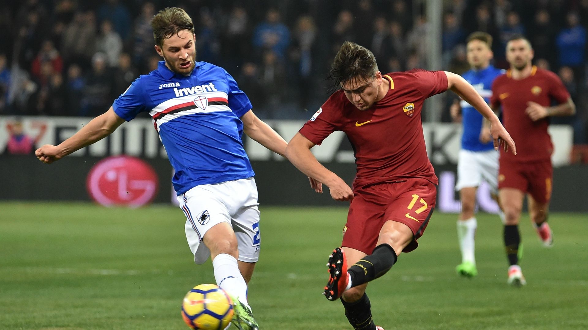 Bereszynski Cengiz Under Sampdoria Roma Serie A