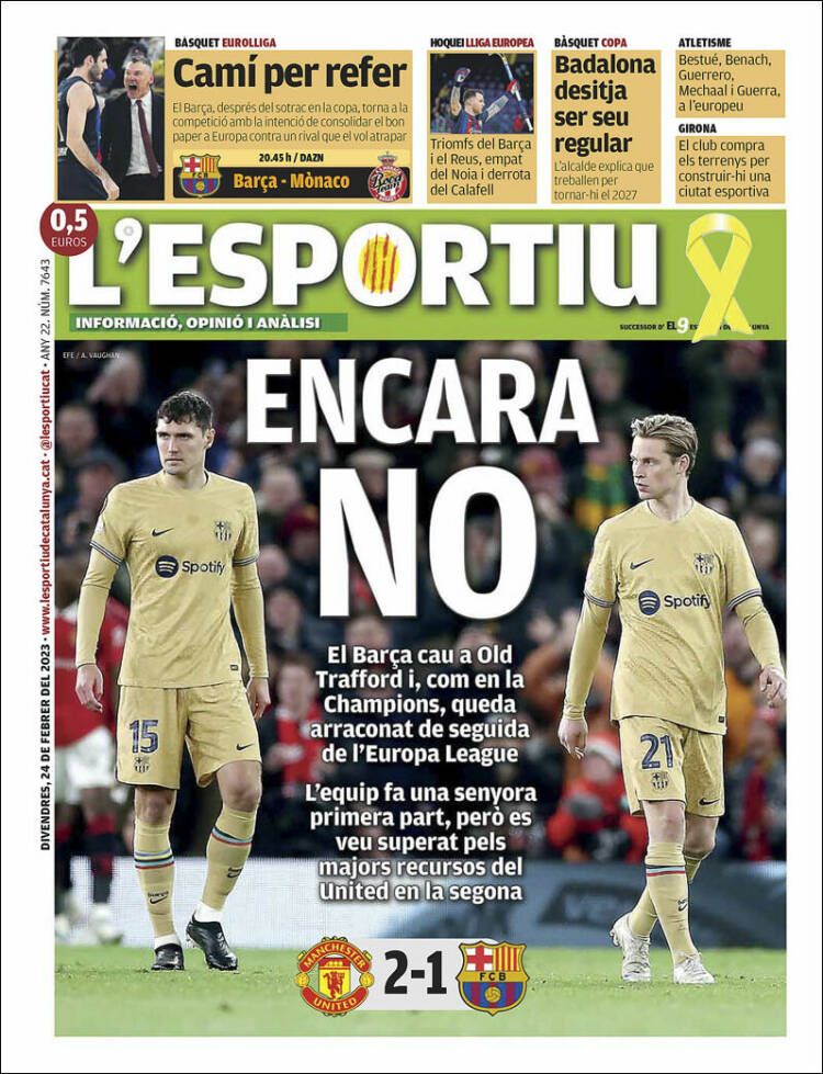 Portadas 24 de febrero 2023
