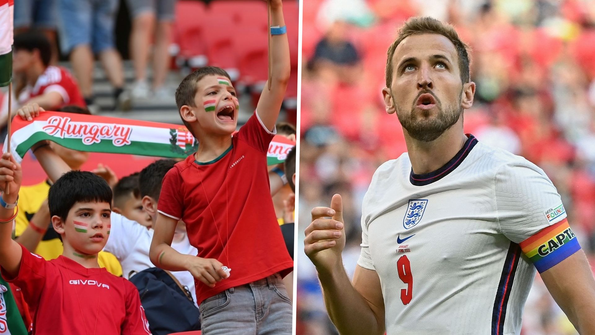 Hungary fans Harry Kane 2022