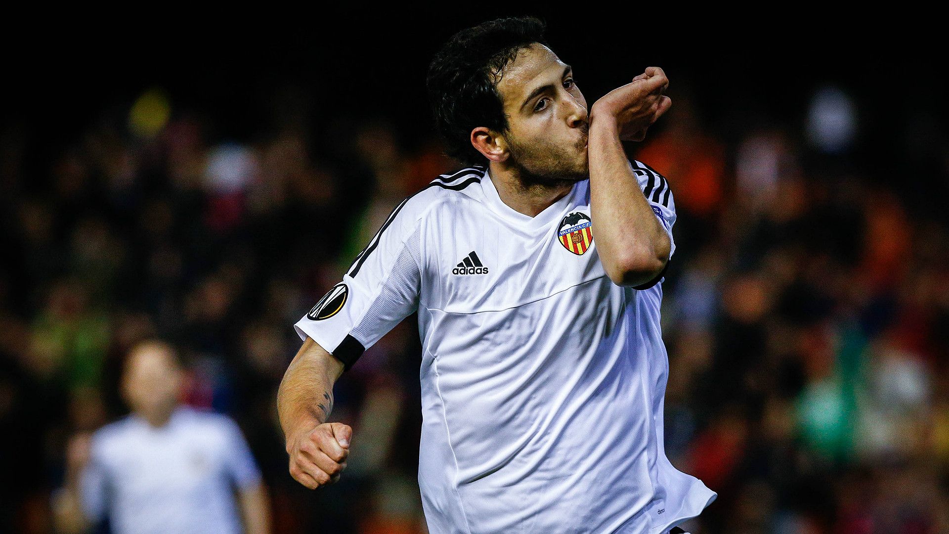 Dani Parejo Valencia Rapid Wien UEFA Europa League 18022016