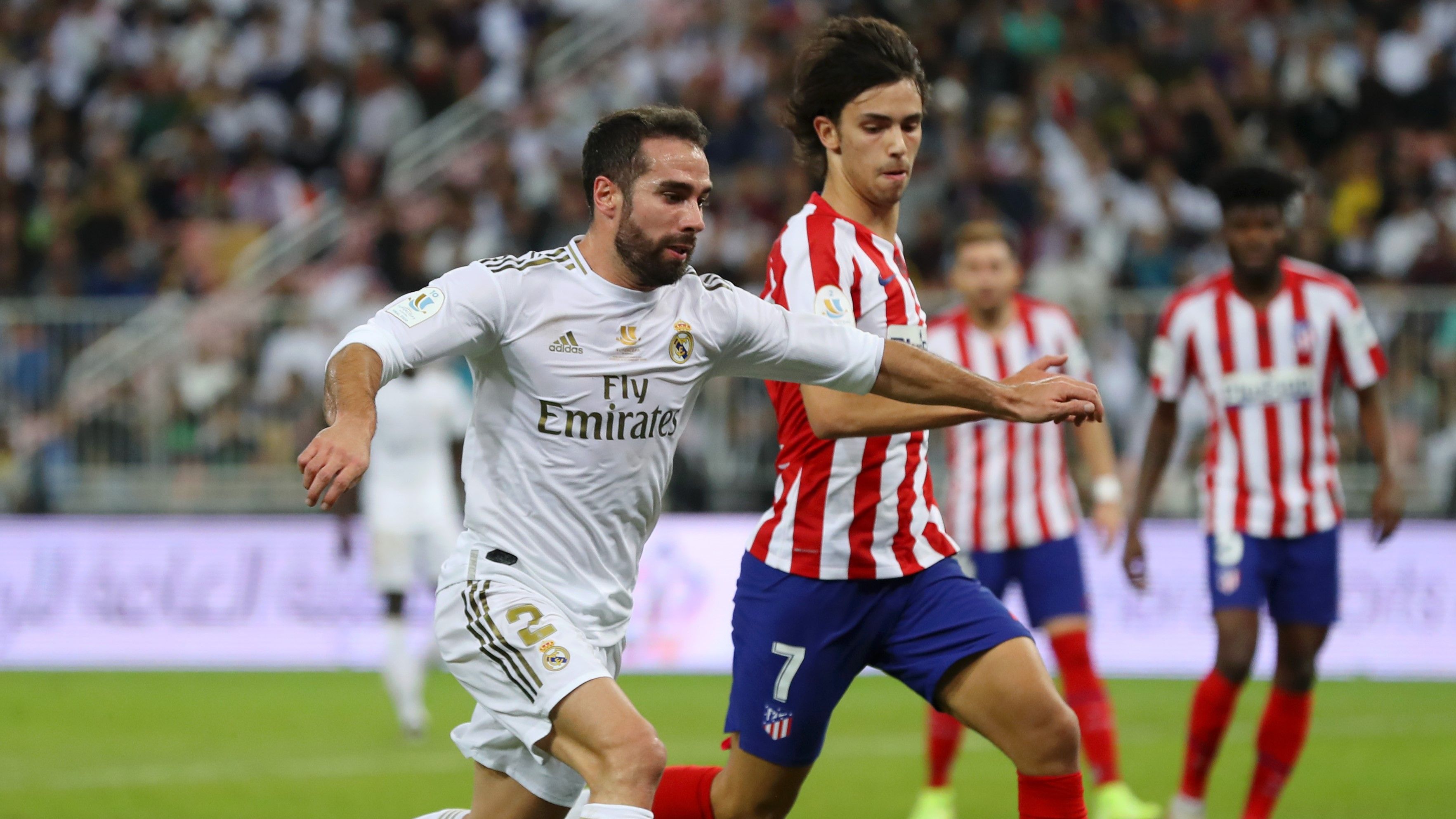 Dani Carvajal Joao Felix Atletico Real Madrid Supercopa 12012020