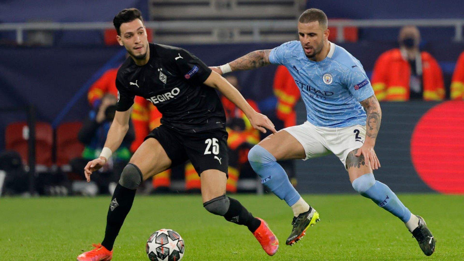Foto Kyle Wlaker y el Man City en Champions League