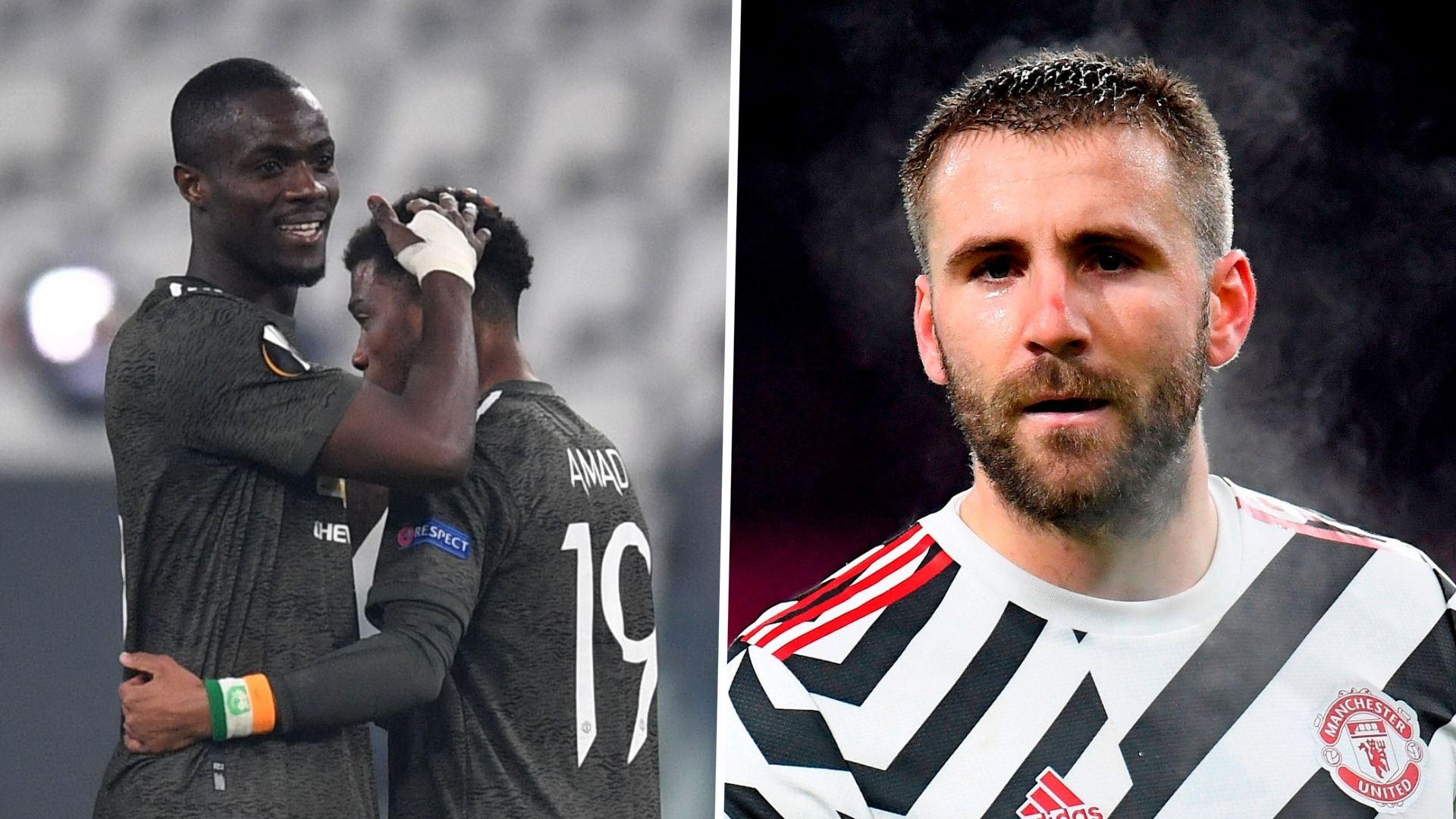 Amad Diallo Luke Shaw Eric Bailly Manchester United 2020-21