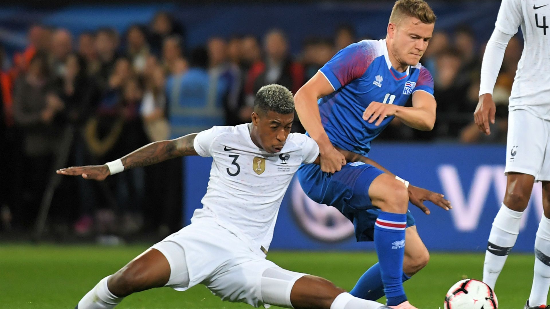 Presnel Kimpembe Alfred Finnbogason France Iceland Friendly 11102018