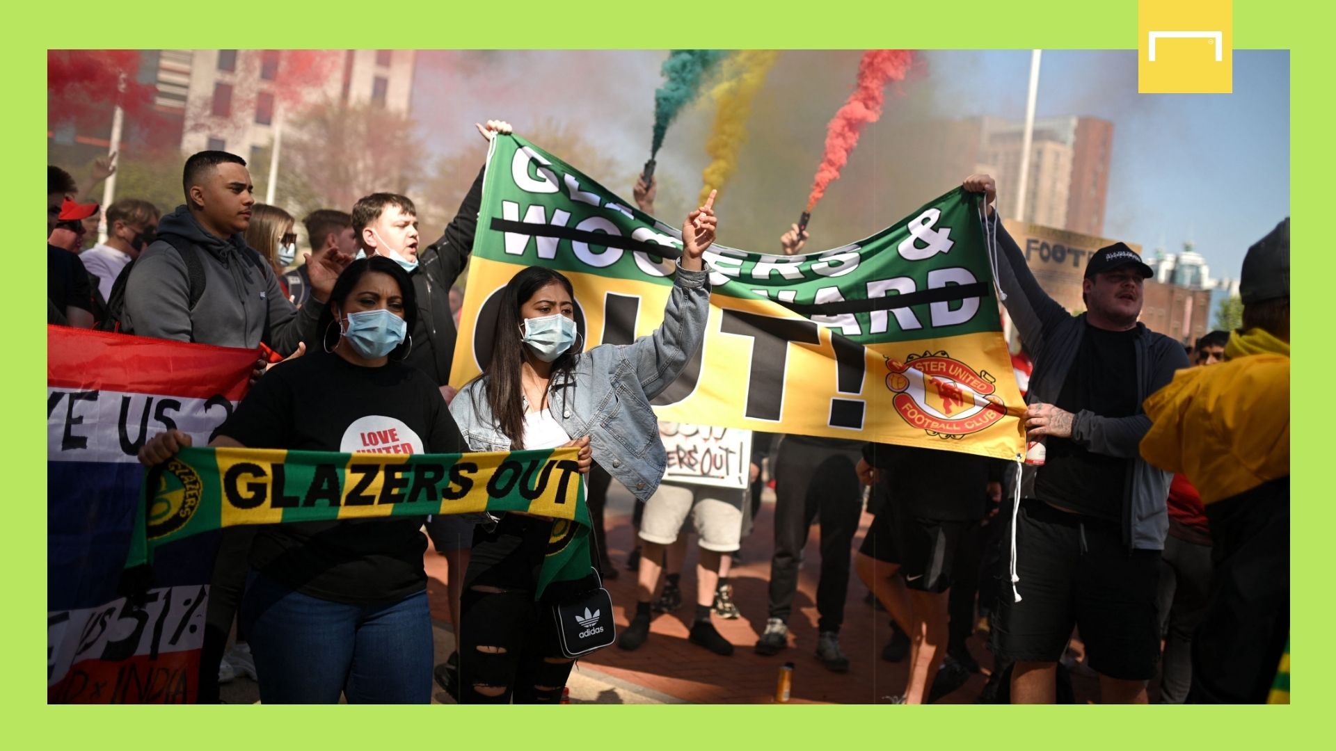 Manchester United protests GFX