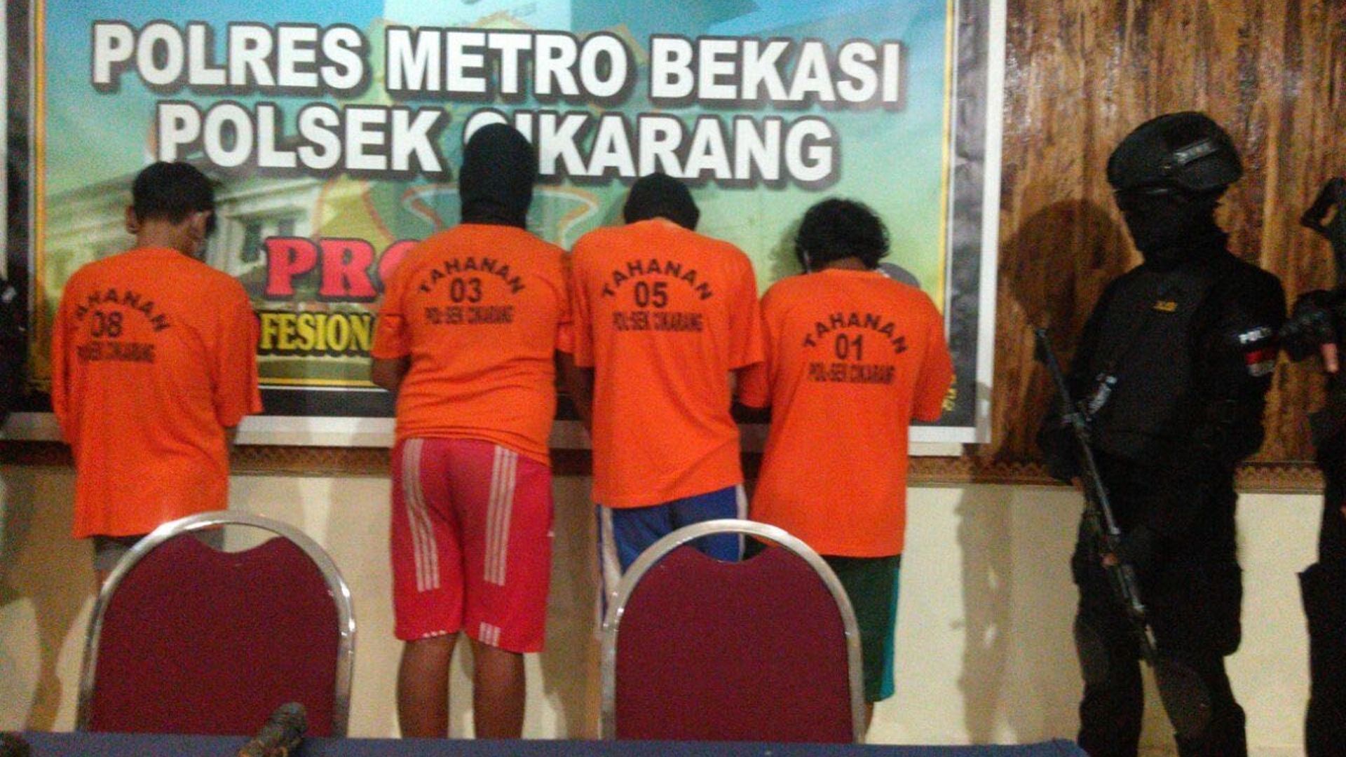 Tersangka Pengeroyok The Jakmania