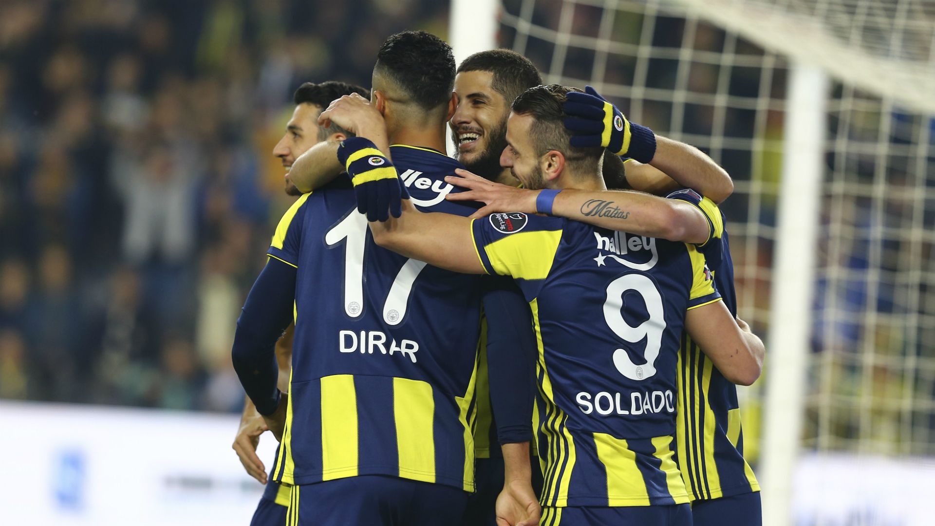 Fenerbahce goal celebration 02012019