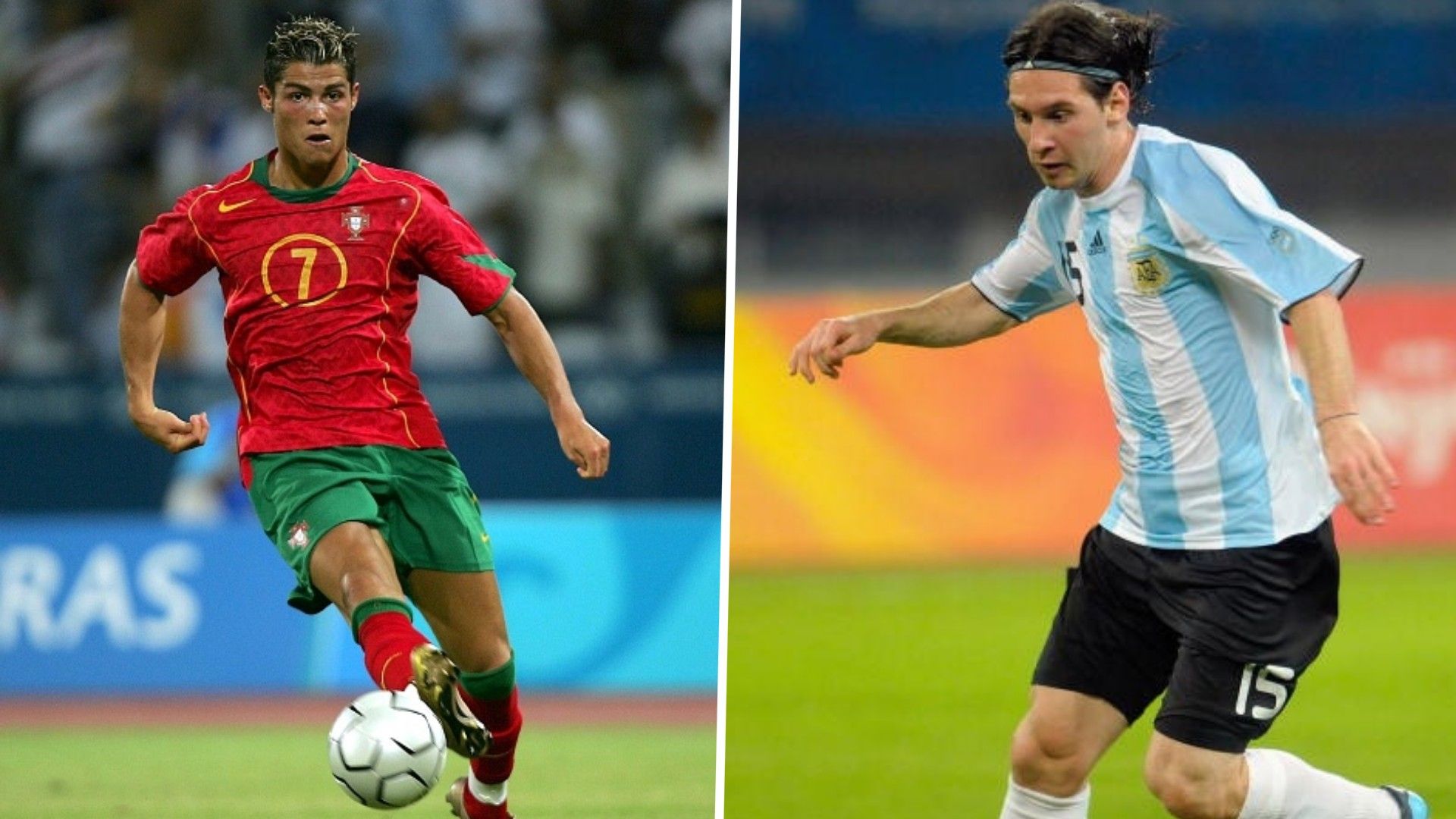 Cristiano Ronaldo, Lionel Messi, Olympics 2004