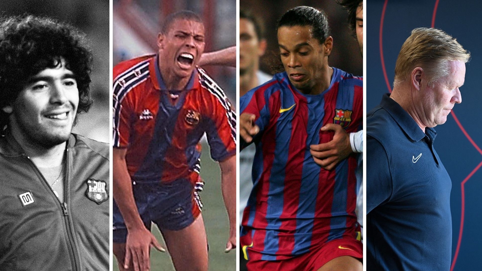 Koeman, Ronaldo, Maradona, Ronaldinho