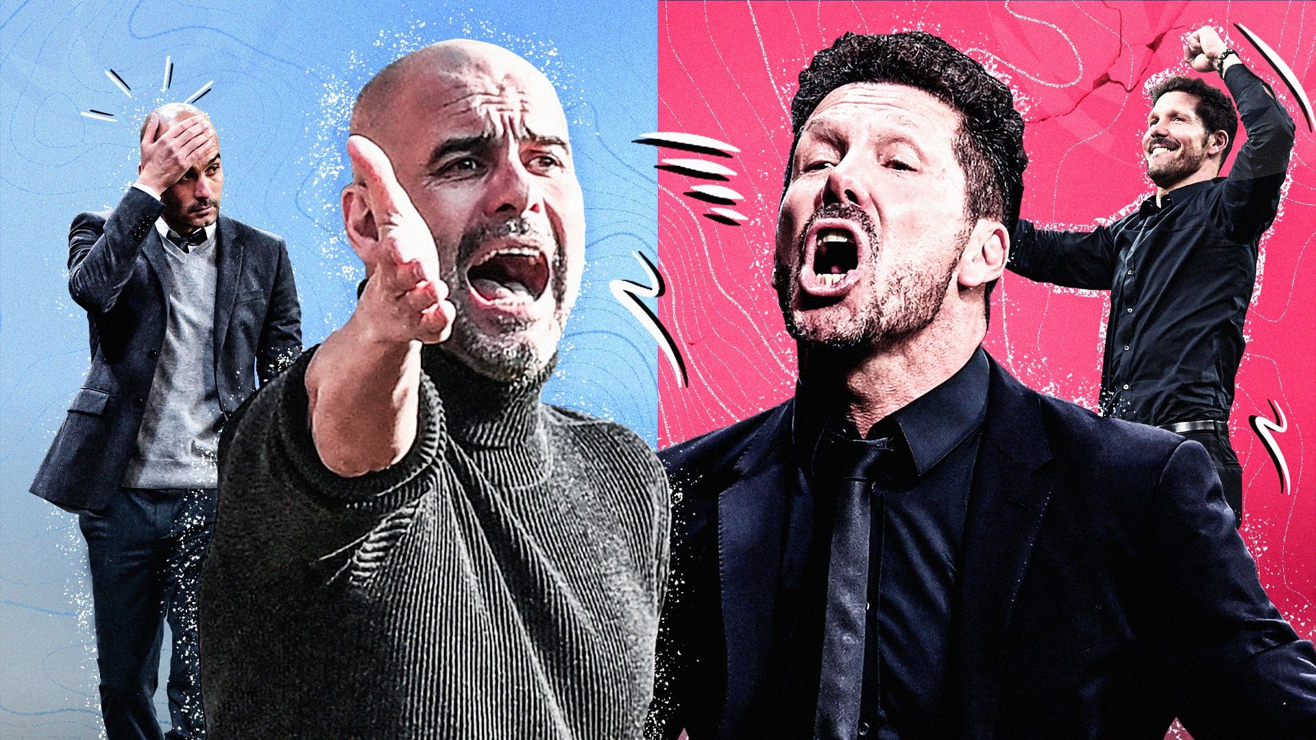 Guardiola Simeone Champions League GFX