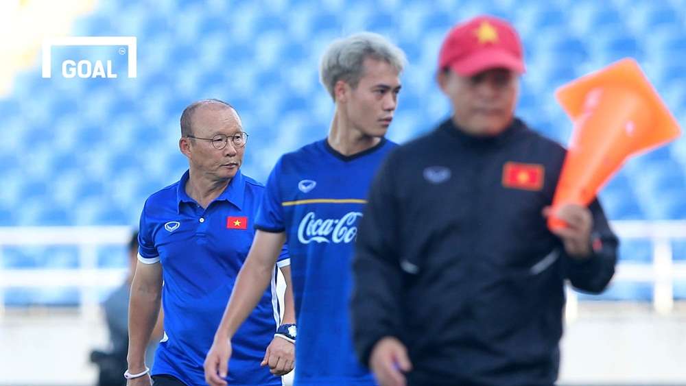 Olympic Việt Nam tập luyện chiều 1/8 tại Mỹ Đình