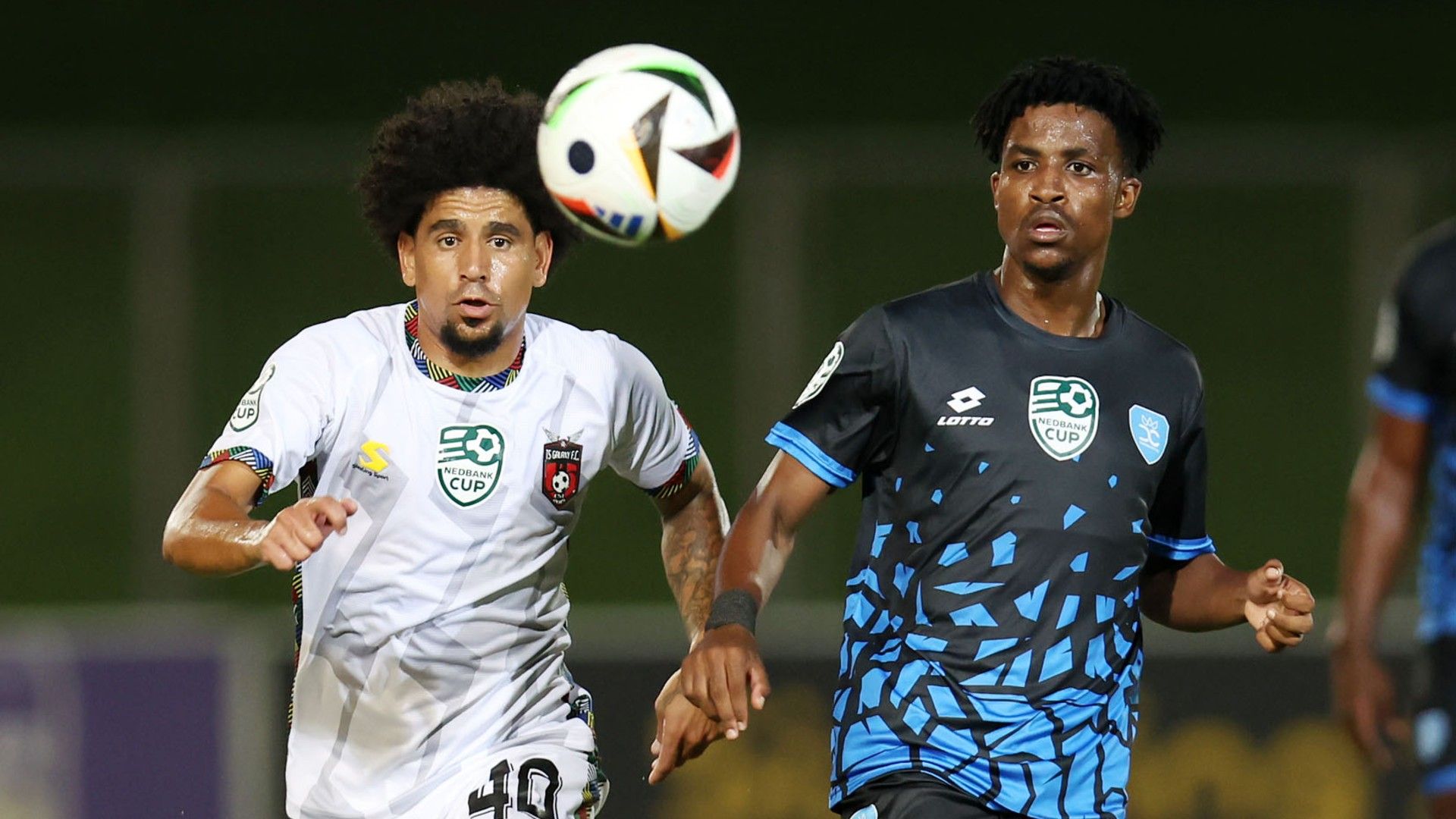 Keagan Dolly, TS Galaxy & Siyanda Hlangabeza, Durban City, February 2025