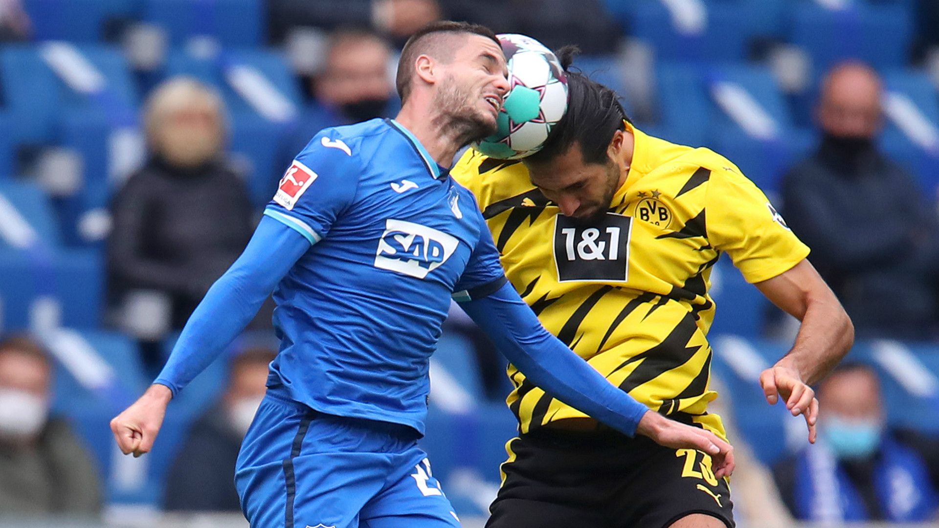 MIJAT GACINOVIC HOFFENHEIM EMRE CAN BORUSSIA DORTMUND GERMAN BUNDESLIGA 17102020