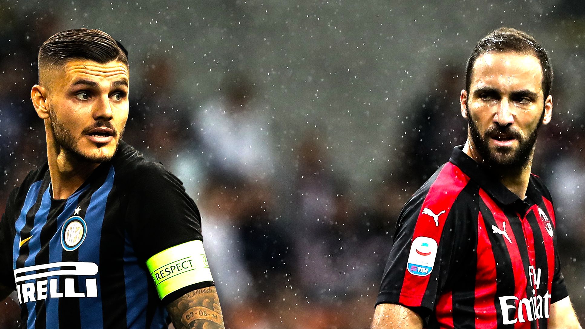 Mauro Icardi Gonzalo Higuain Inter Milan