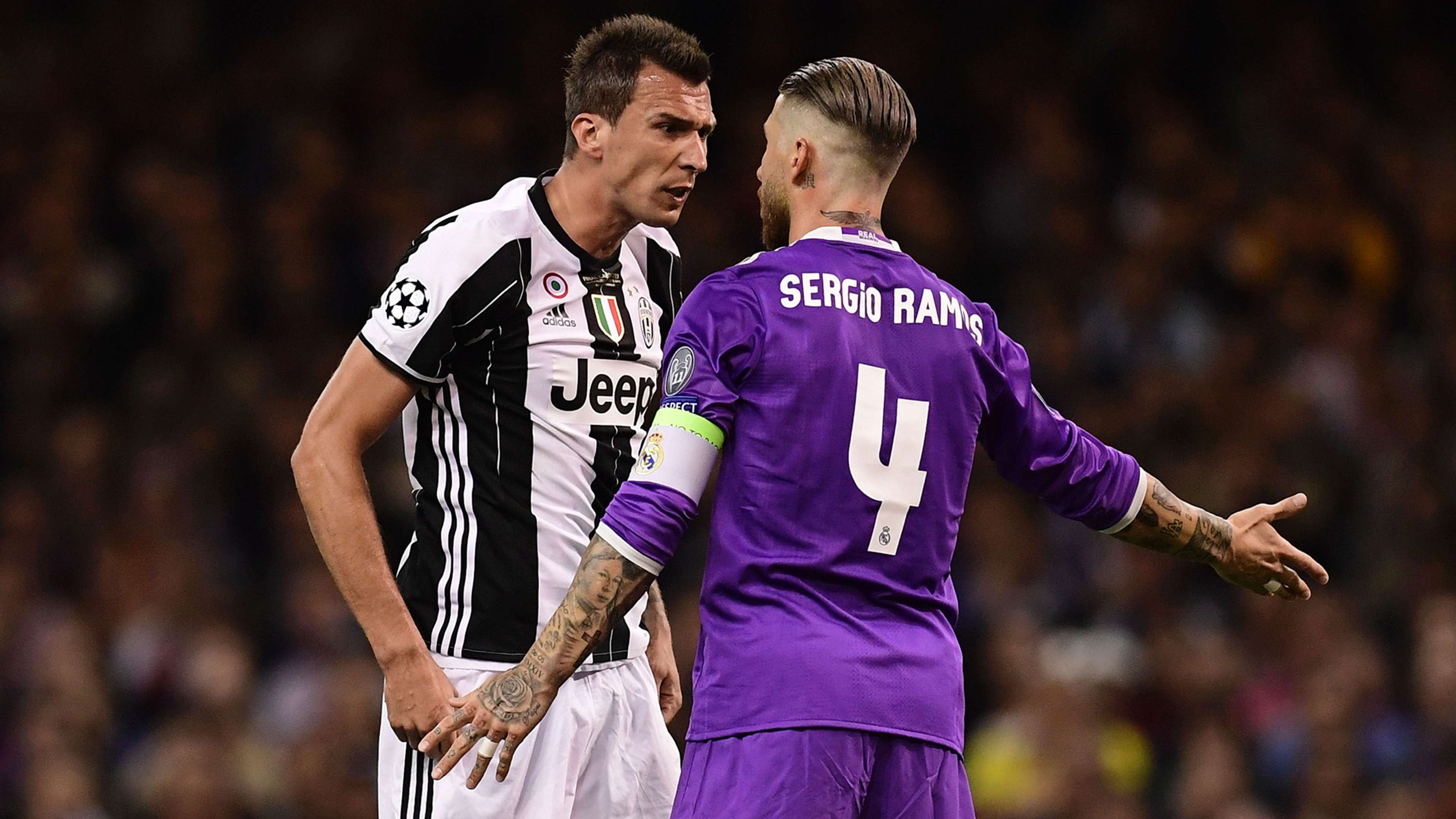 Mandzukic Sergio Ramos Juventus Real Madrid