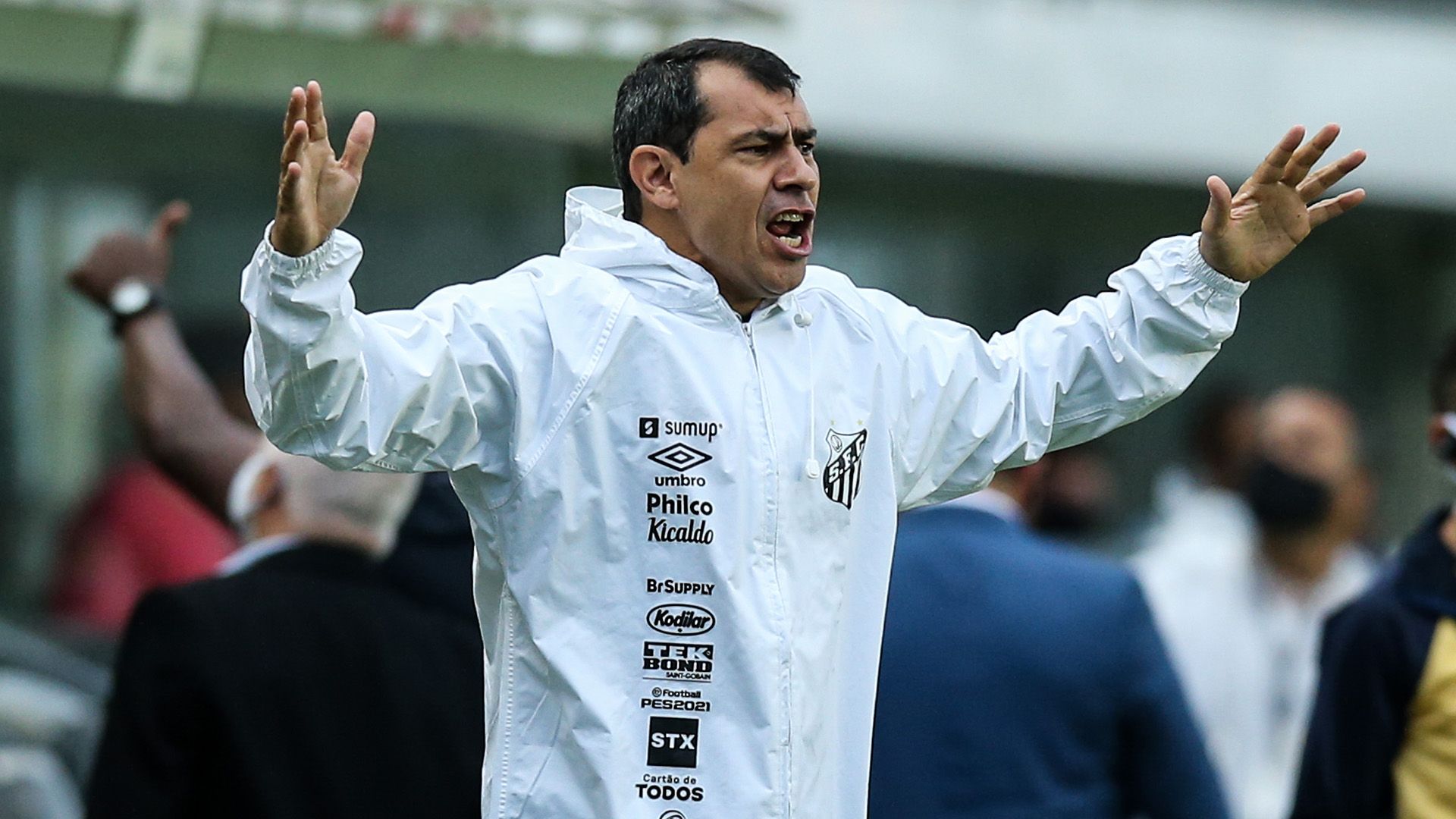 Fábio Carille, Santos x Grêmio, Brasileirão, 10102021