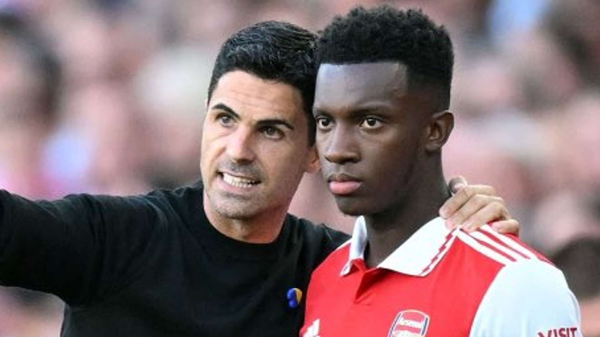 Arteta and Nketiah.