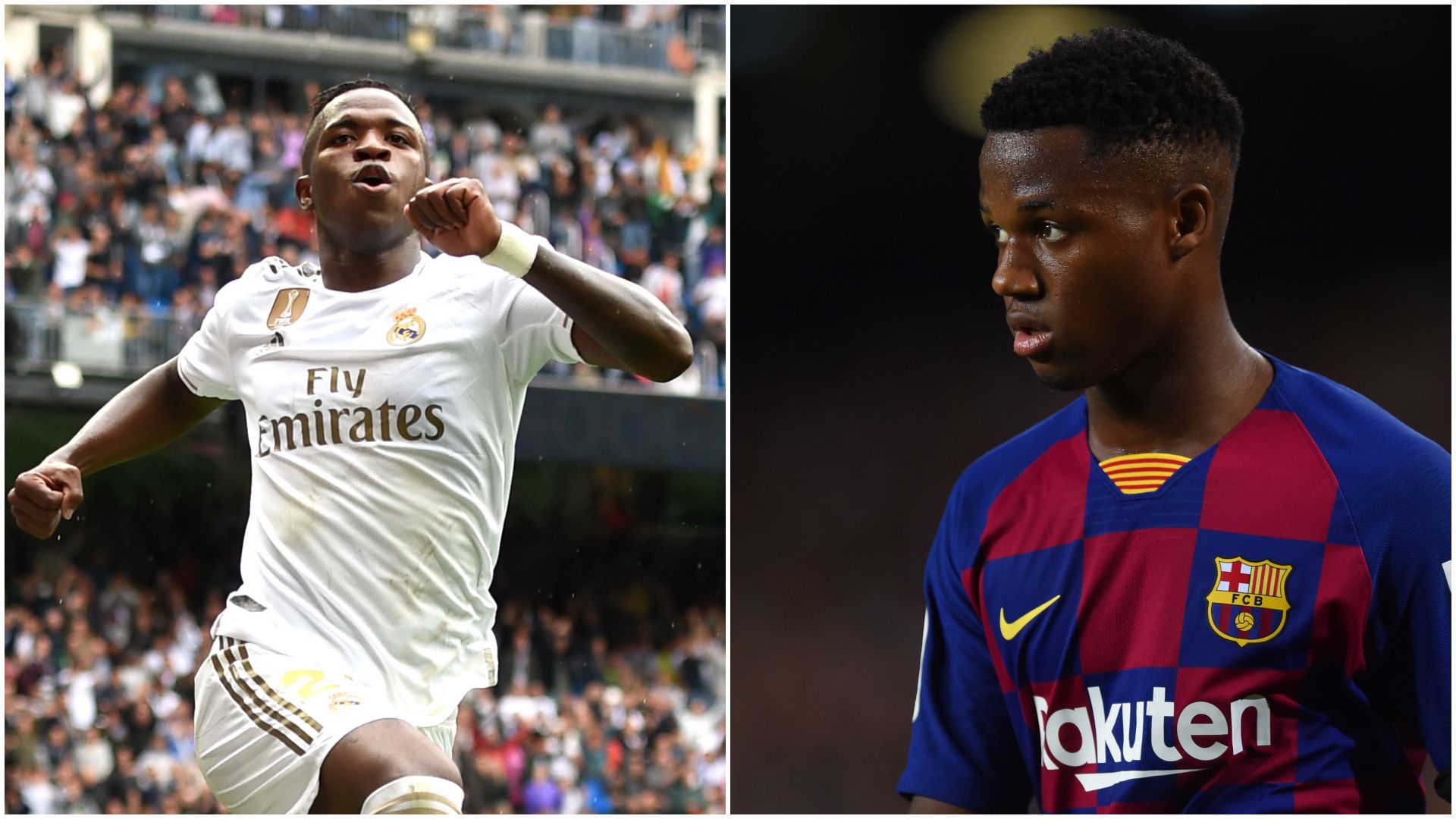 Vinicius Ansu Fati Real Madrid Barcelona
