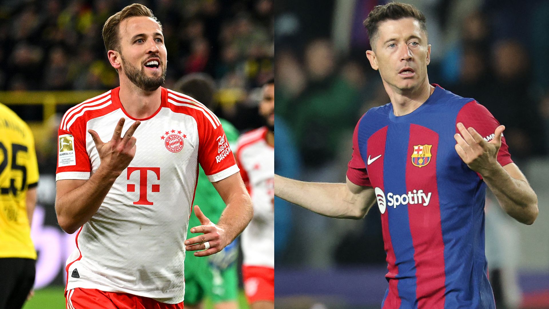 Harry Kane Lewandowski 2023-24