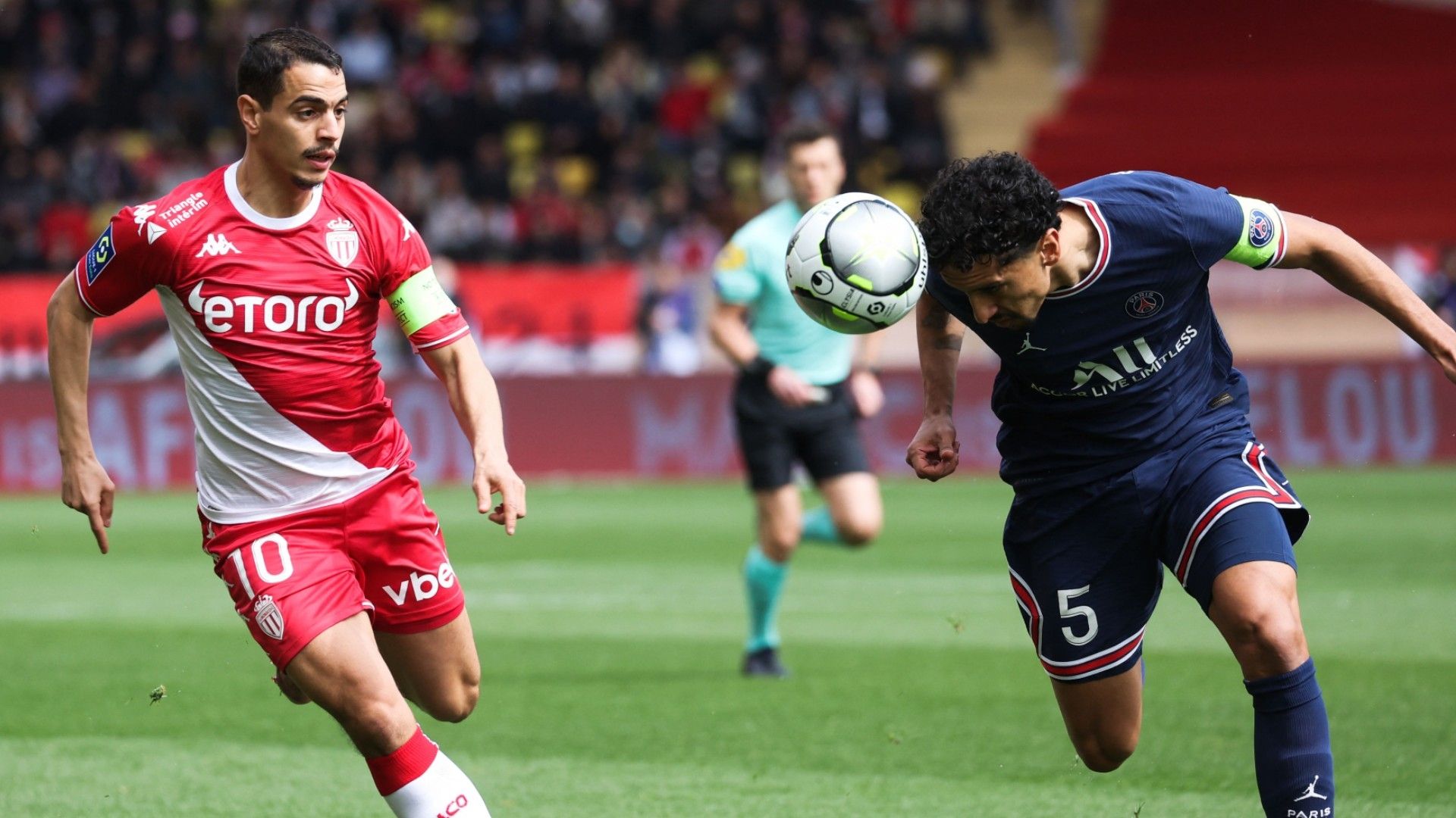 Wissam Ben Yedder Monaco Marquinhos PSG 2021-22