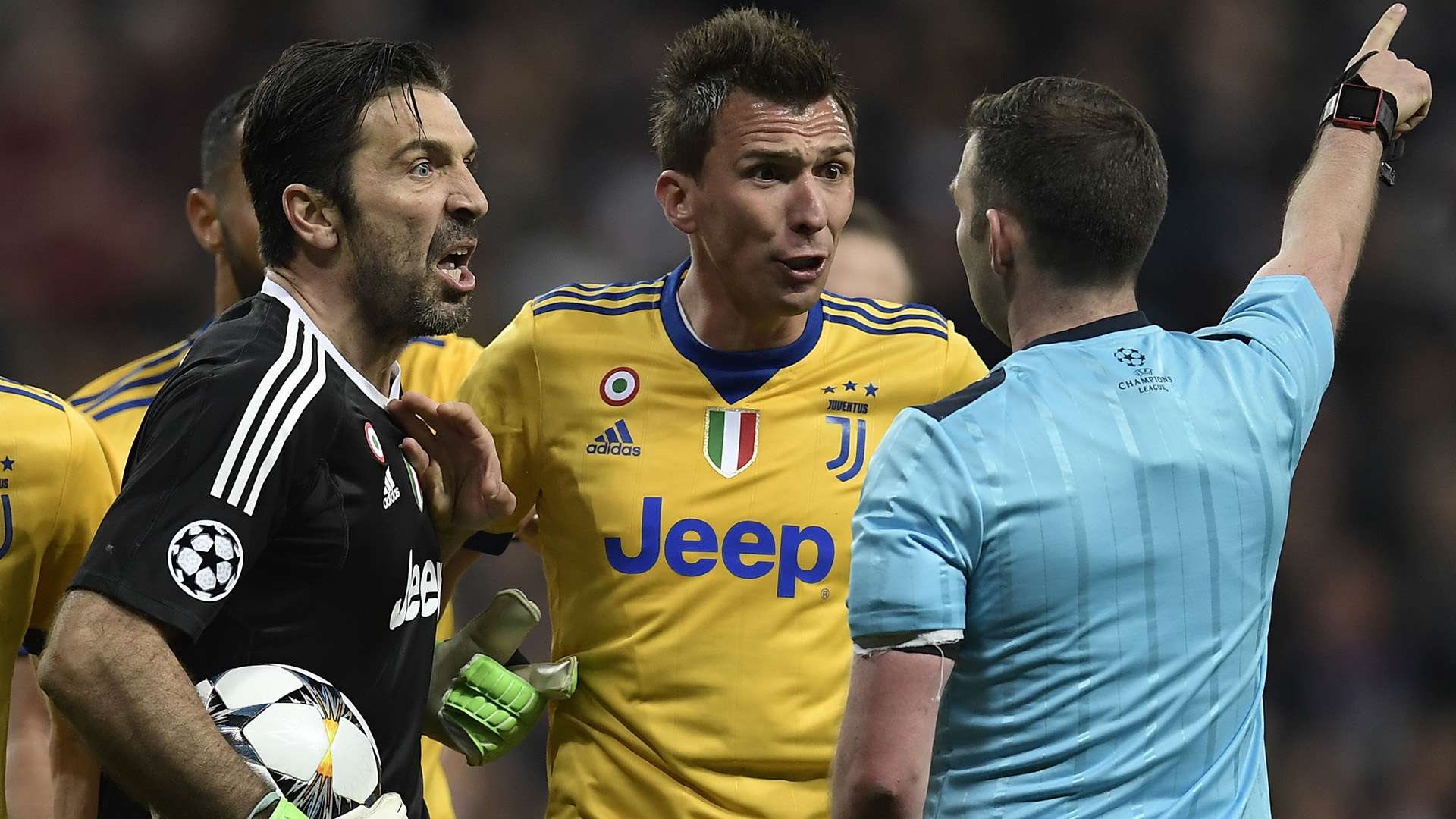 Buffon Oliver Real Madrid Juventus Champions League