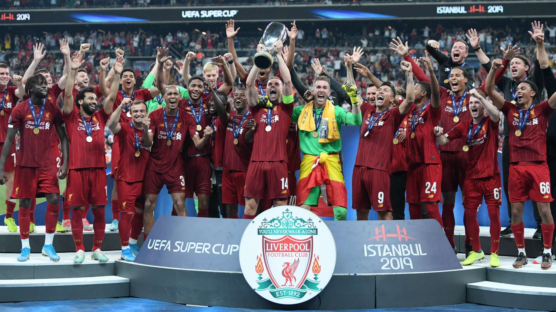 Liverpool Chelsea UEFA Super Cup Winners 2019