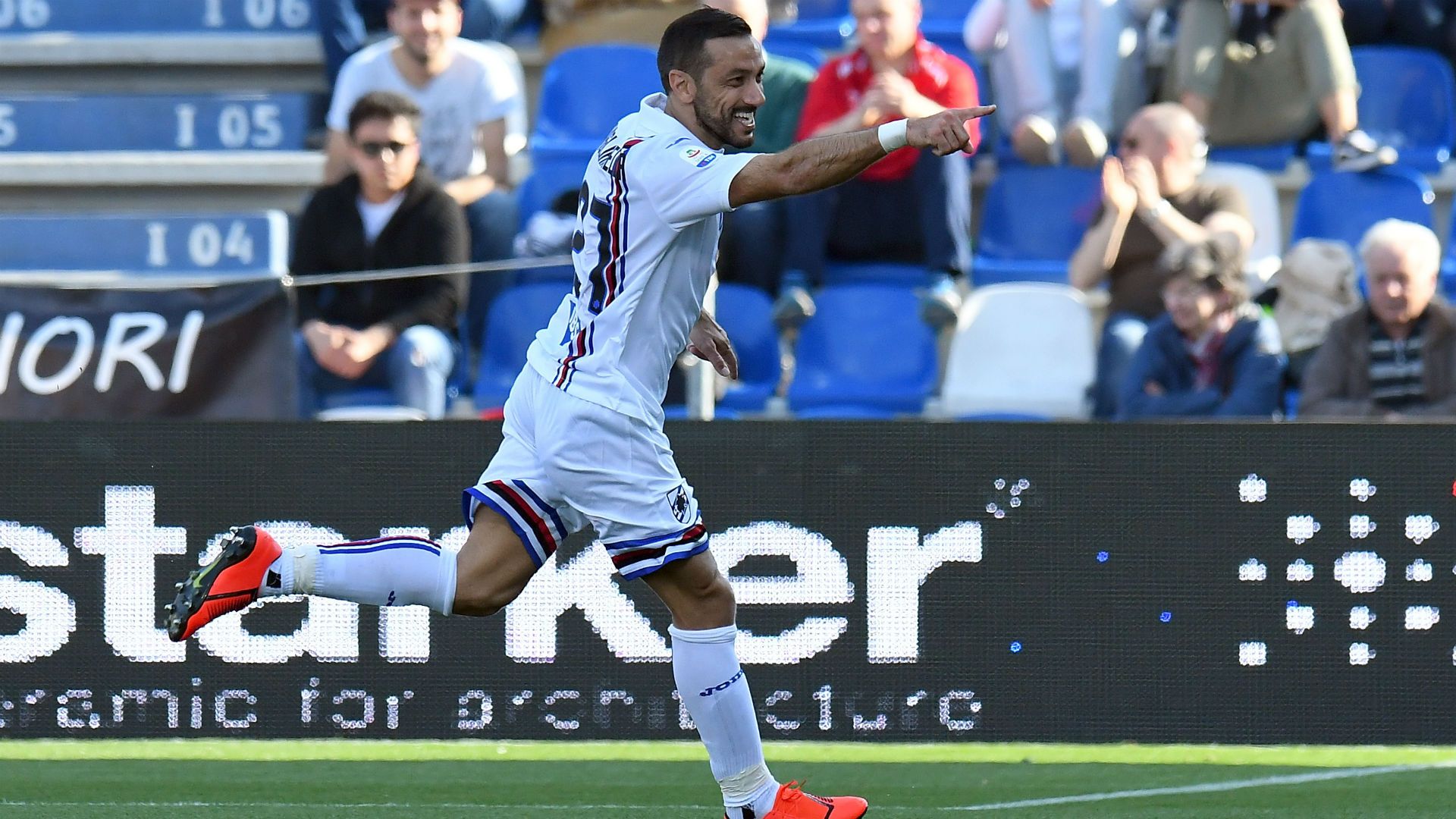 Fabio Quagliarella Sassuolo Sampdoria Serie A