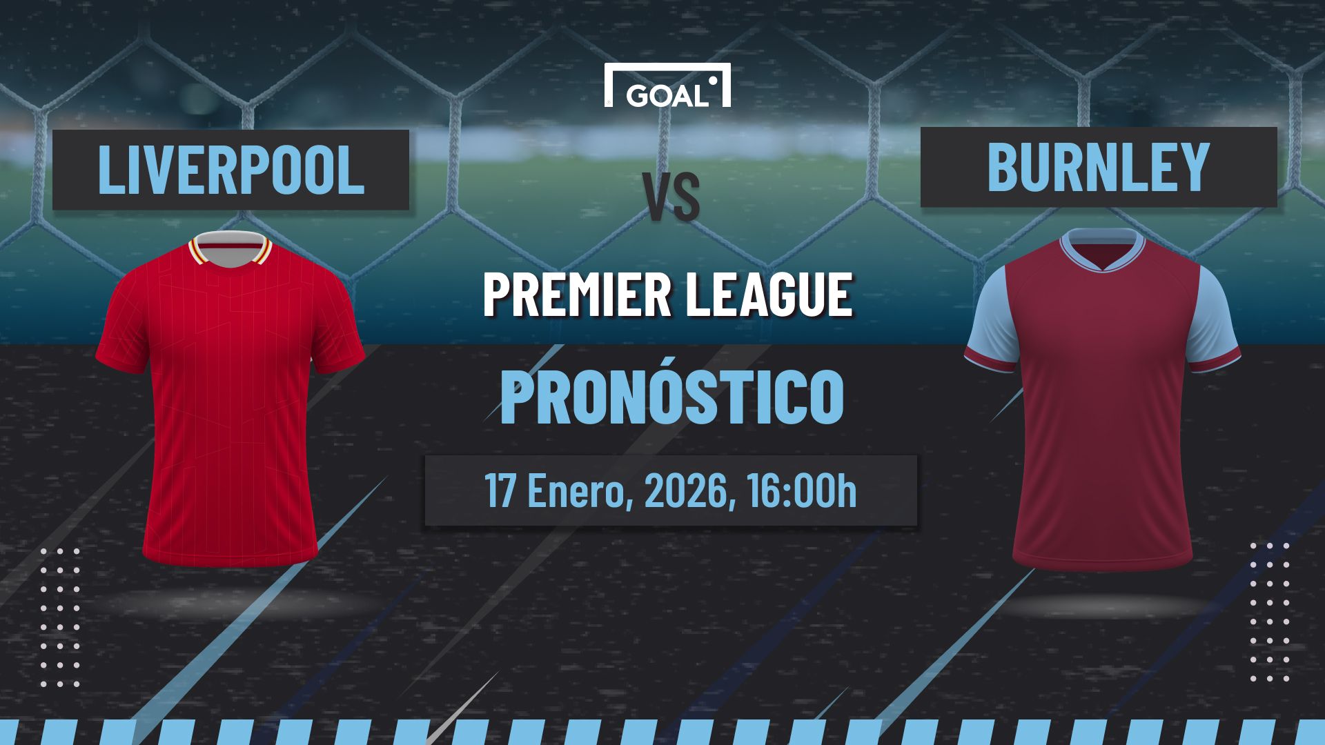Liverpool vs Burnley Pronóstico y Apuestas Premier League | 17/01/26
