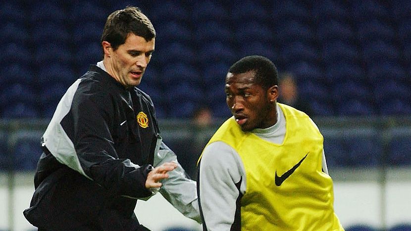 Roy Keane Eric Djemba-Djemba Manchester United