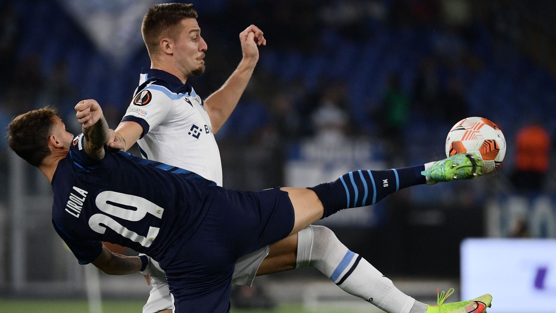 Milinkovic-Savic Lirola Lazio Marseille Europa League
