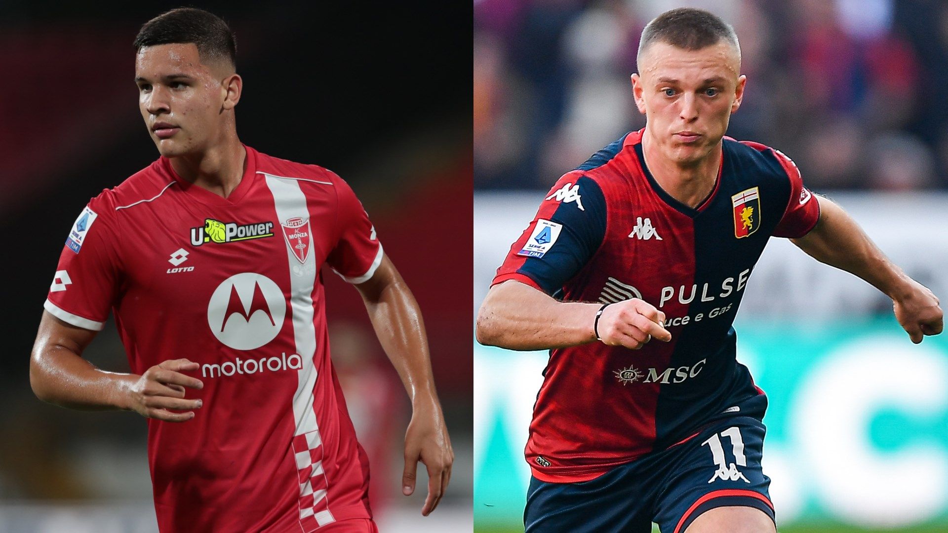 Valentin Carboni Albert Gudmundsson Monza Genoa