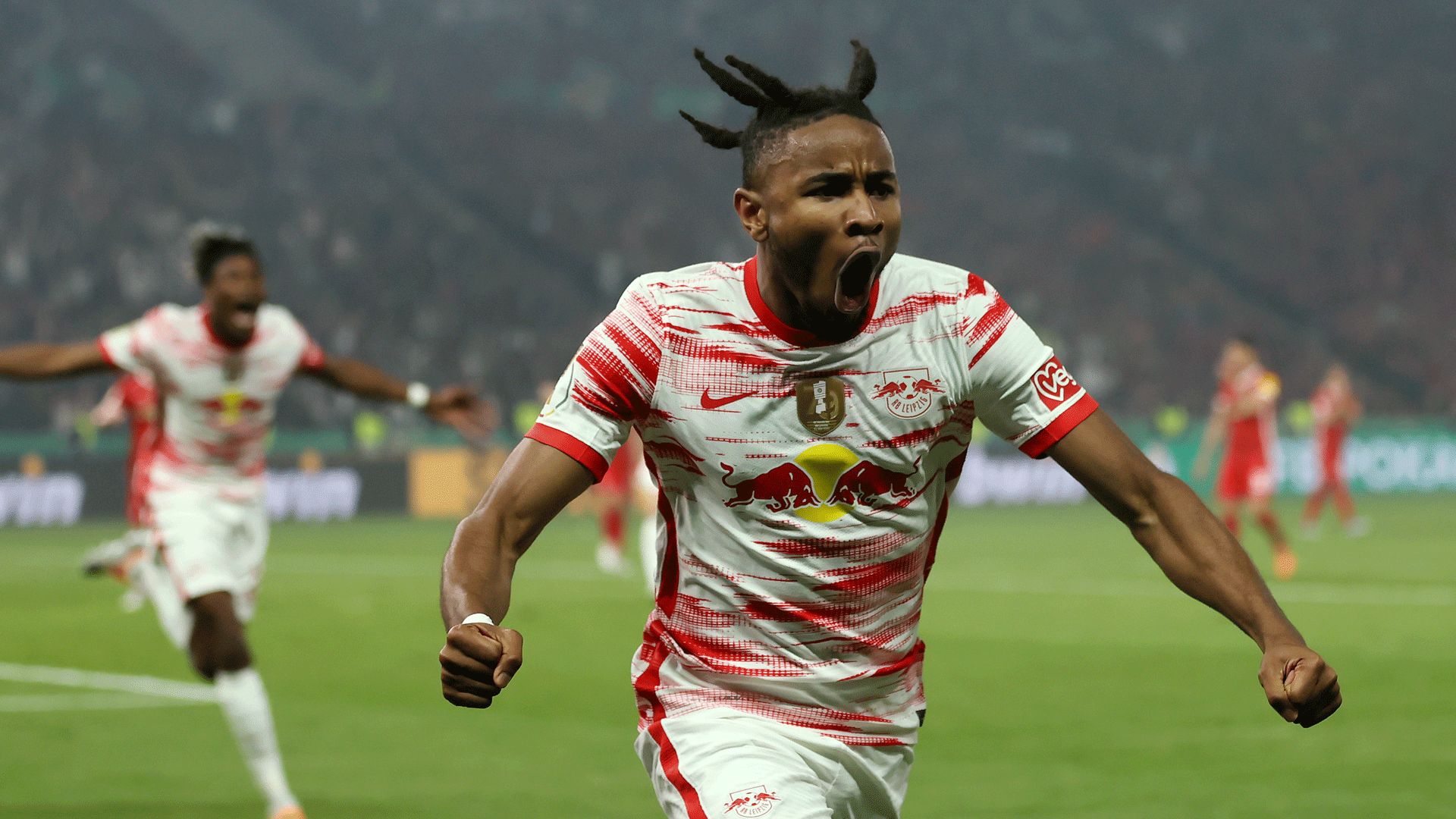 Christopher Nkunku RB Leipzig Freiburg DFB-Pokal Finale 210522