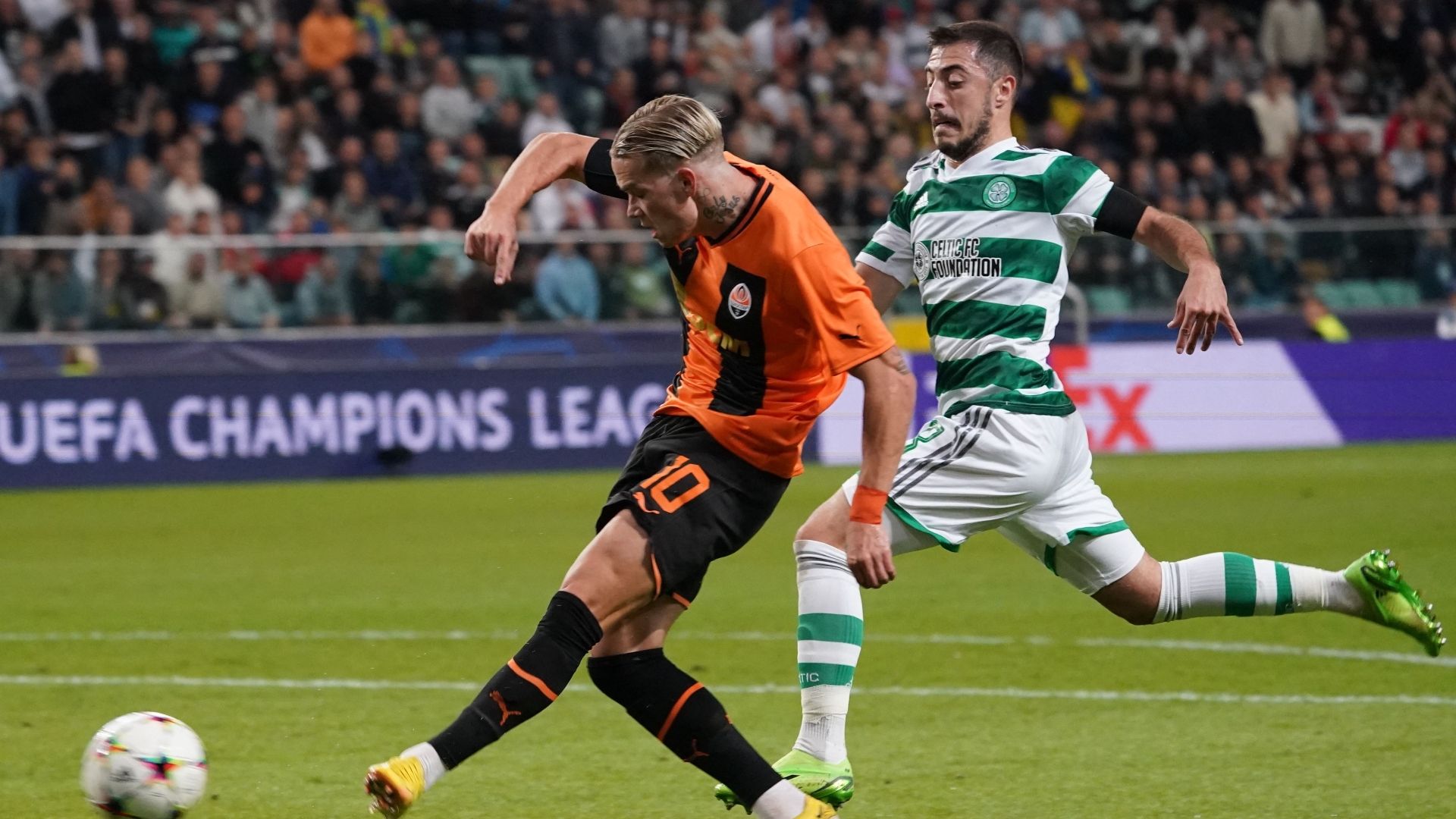 Mudryk Celtic Shakhtar Champions League