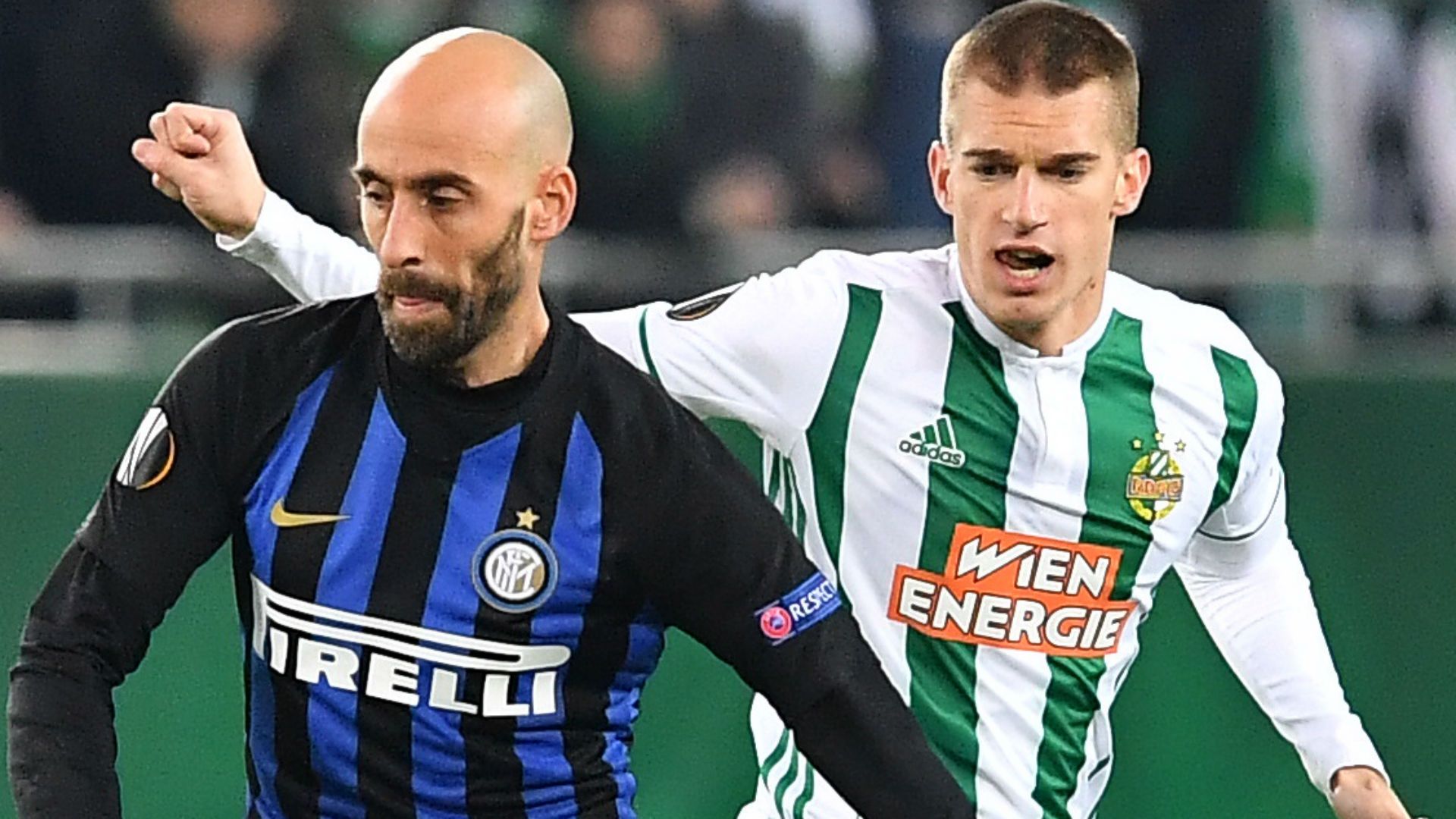 Borja Valero Rapid Wien Inter Europa League