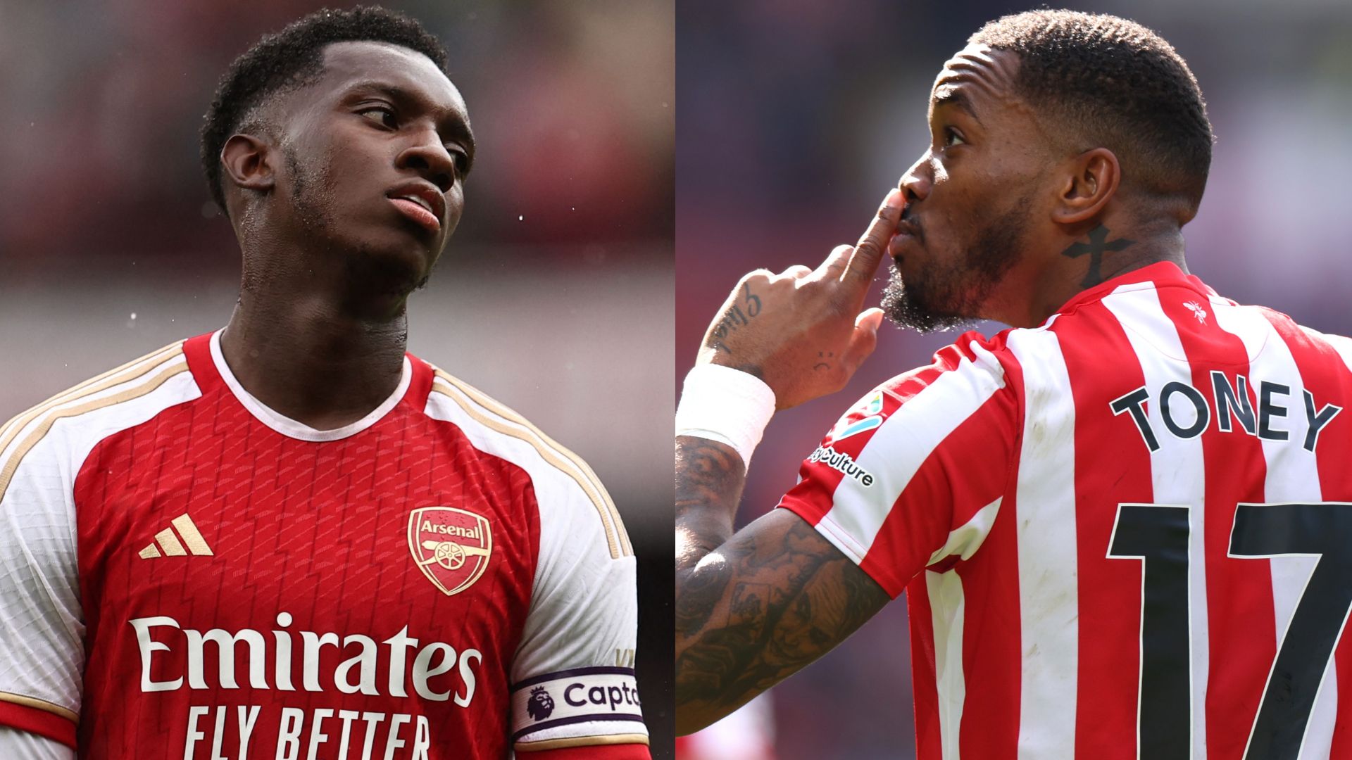 Eddie Nketiah Ivan Toney