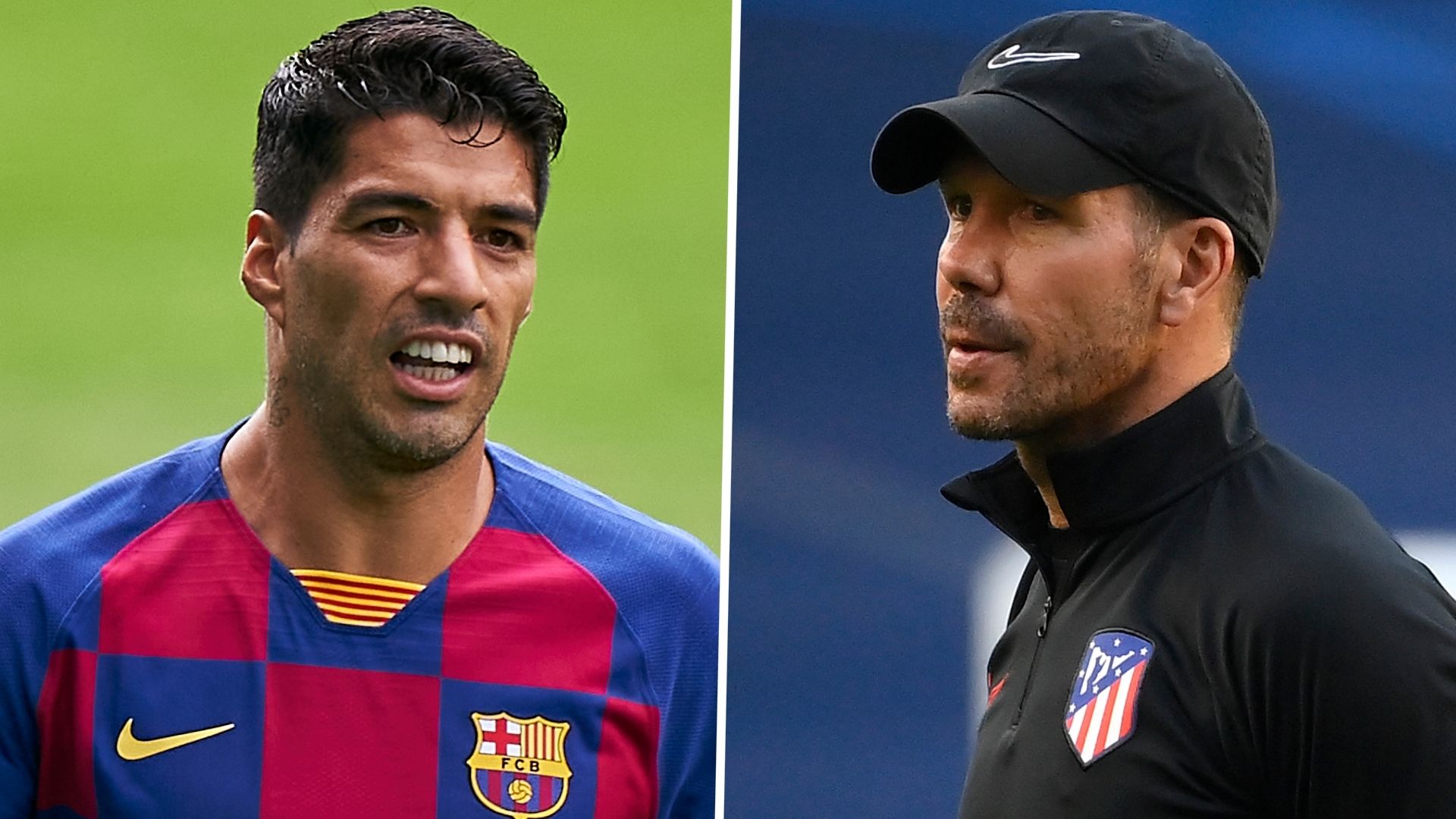 Luis Suarez Diego Simeone Barcelona Atletico Madrid GFX